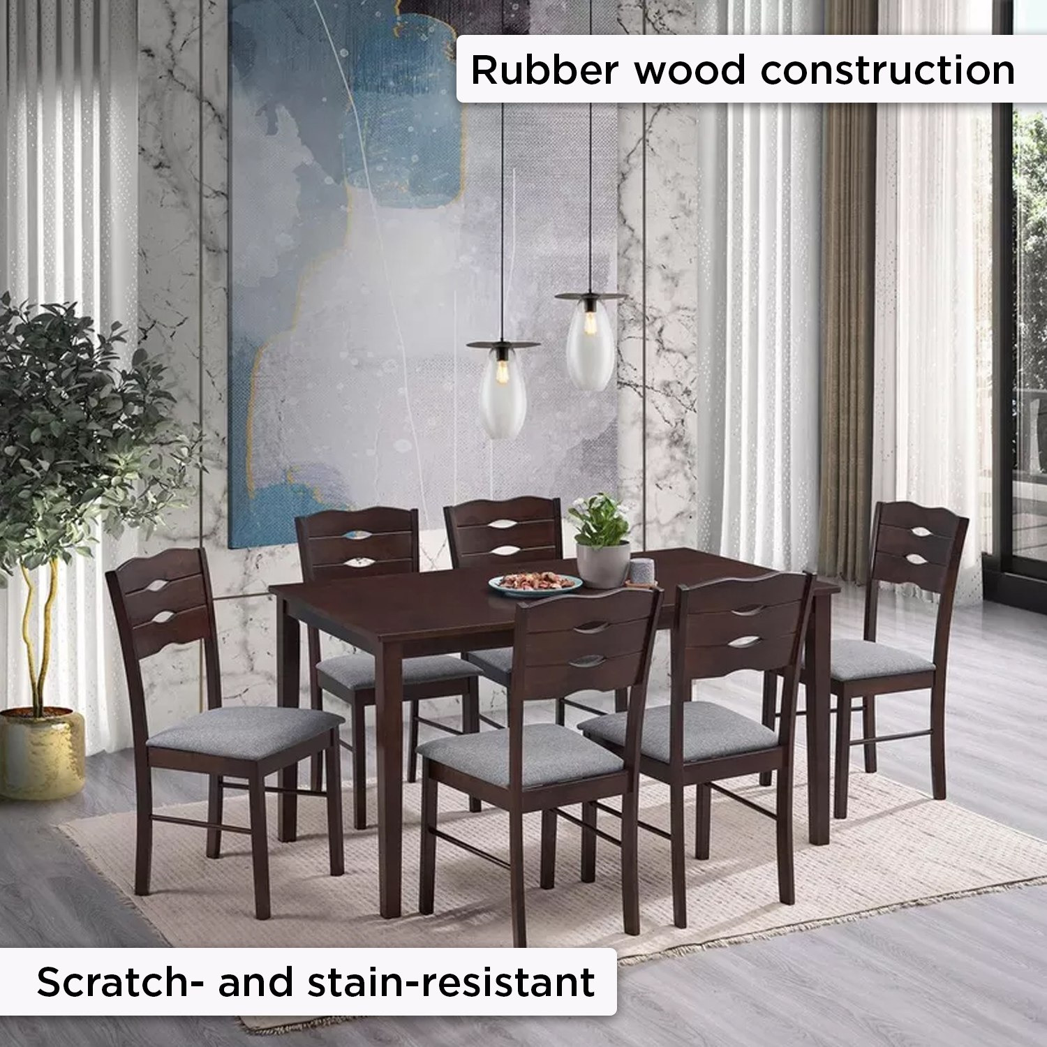 طقم سفرة 6 مقاعد من بلجيكا-hbxfurniture-diningtablesandsets-diningsets-sixseater-image-6