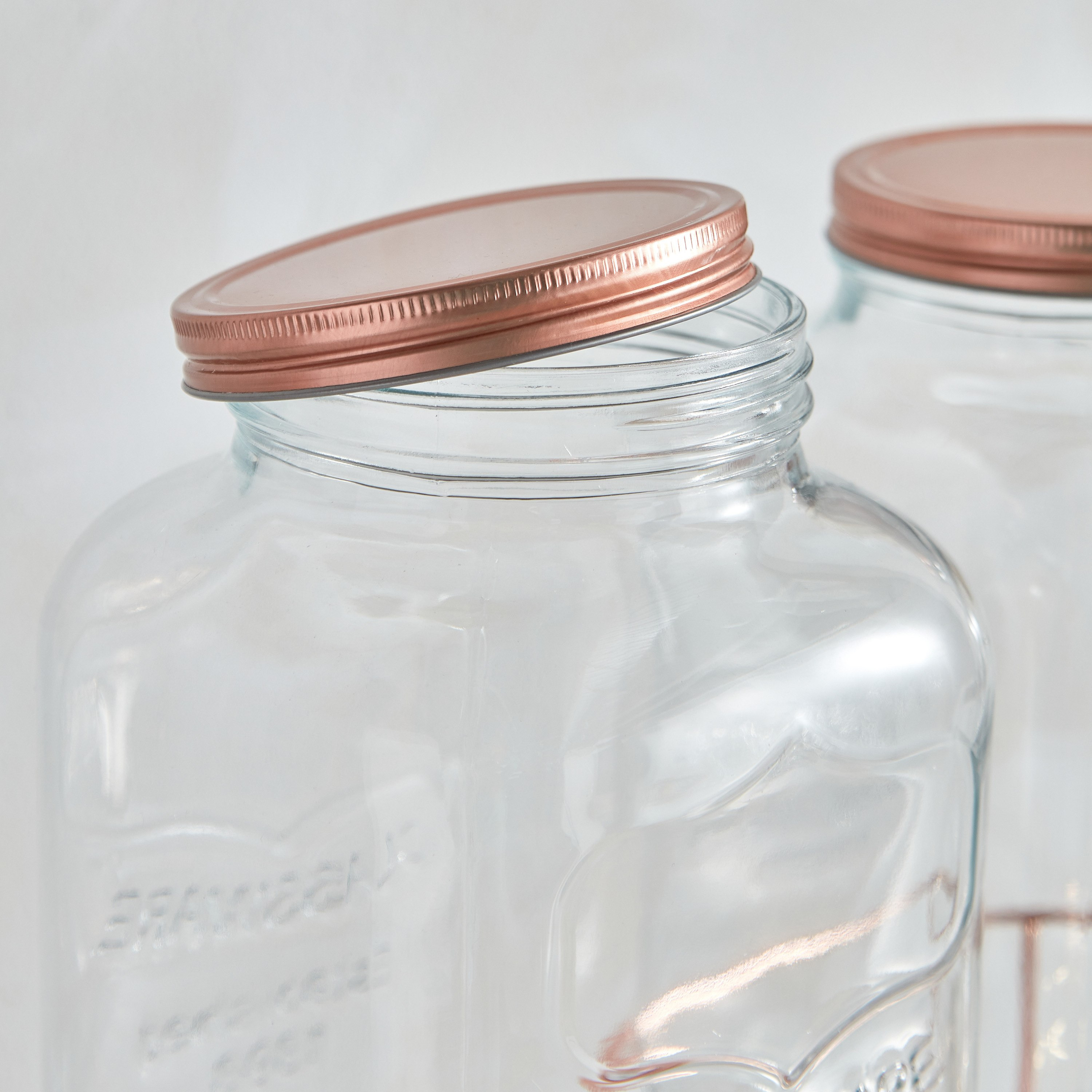 طقم موزع مشروبات زجاج طعتين مع حامل من أوركيد - 4 لتر-hbxhomeware-hbxkitchen-image-5