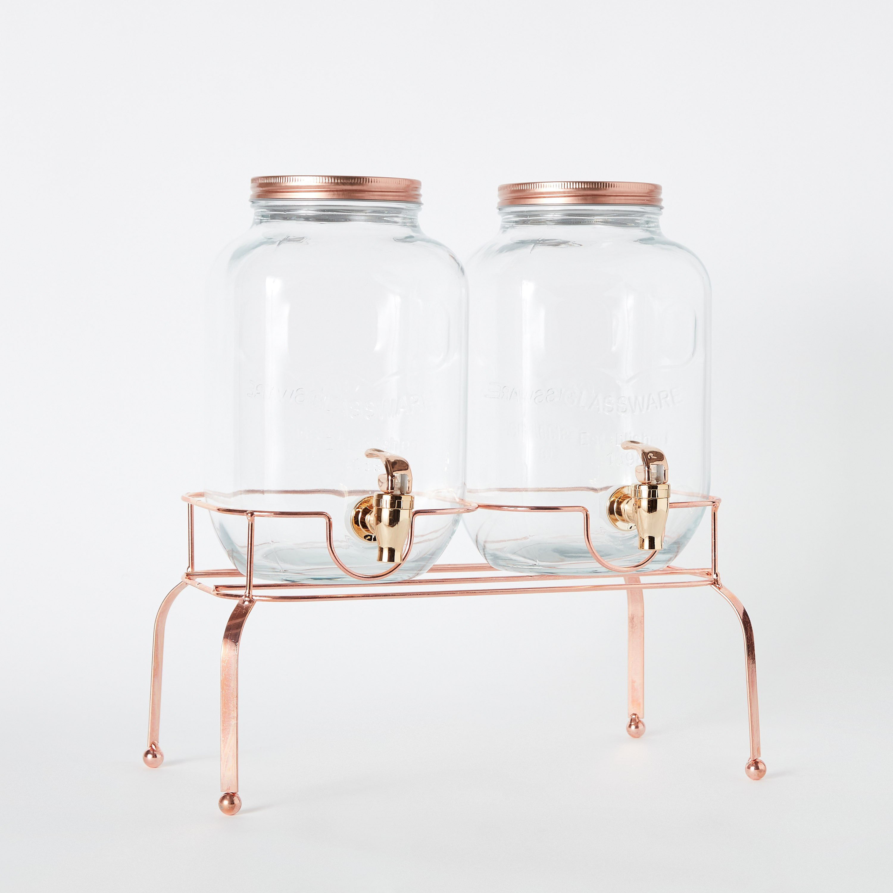 طقم موزع مشروبات زجاج طعتين مع حامل من أوركيد - 4 لتر-hbxhomeware-hbxkitchen-image-7