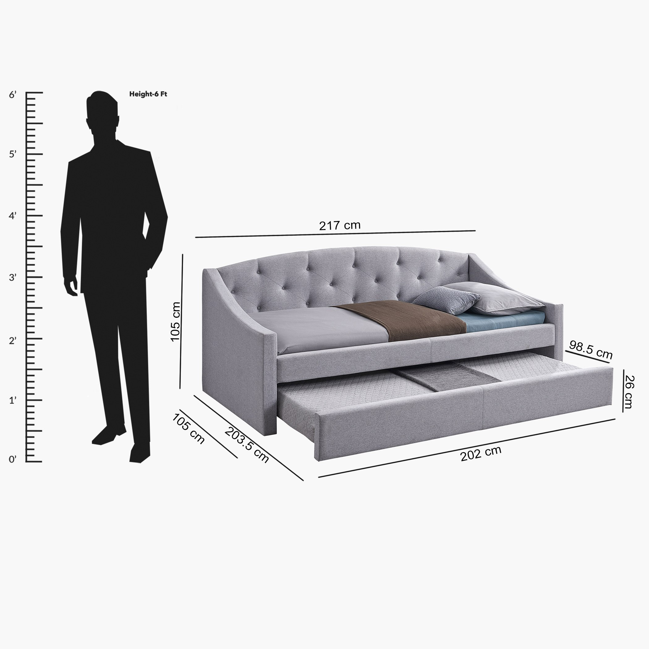 سرير نهاري فردي منجد بسرير قابل للسحب من نورديكا - 90x200 سم-hbxbedroom-bedsandbedsets-daybeds-image-6