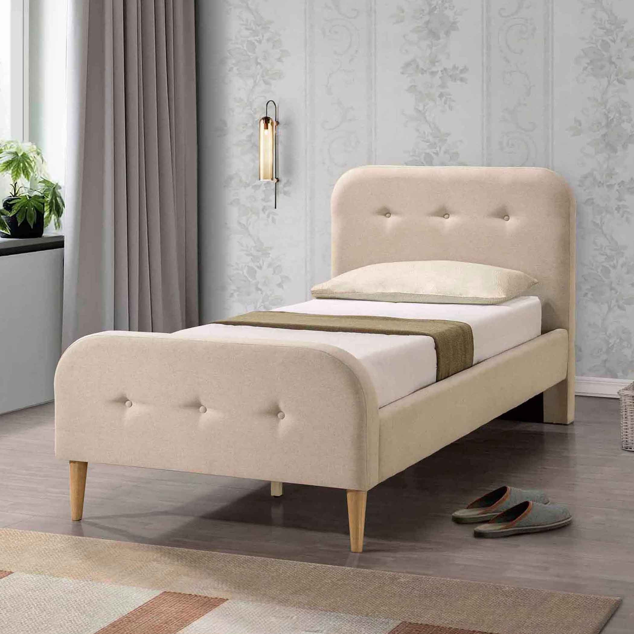 Upholstered 2024 single bed