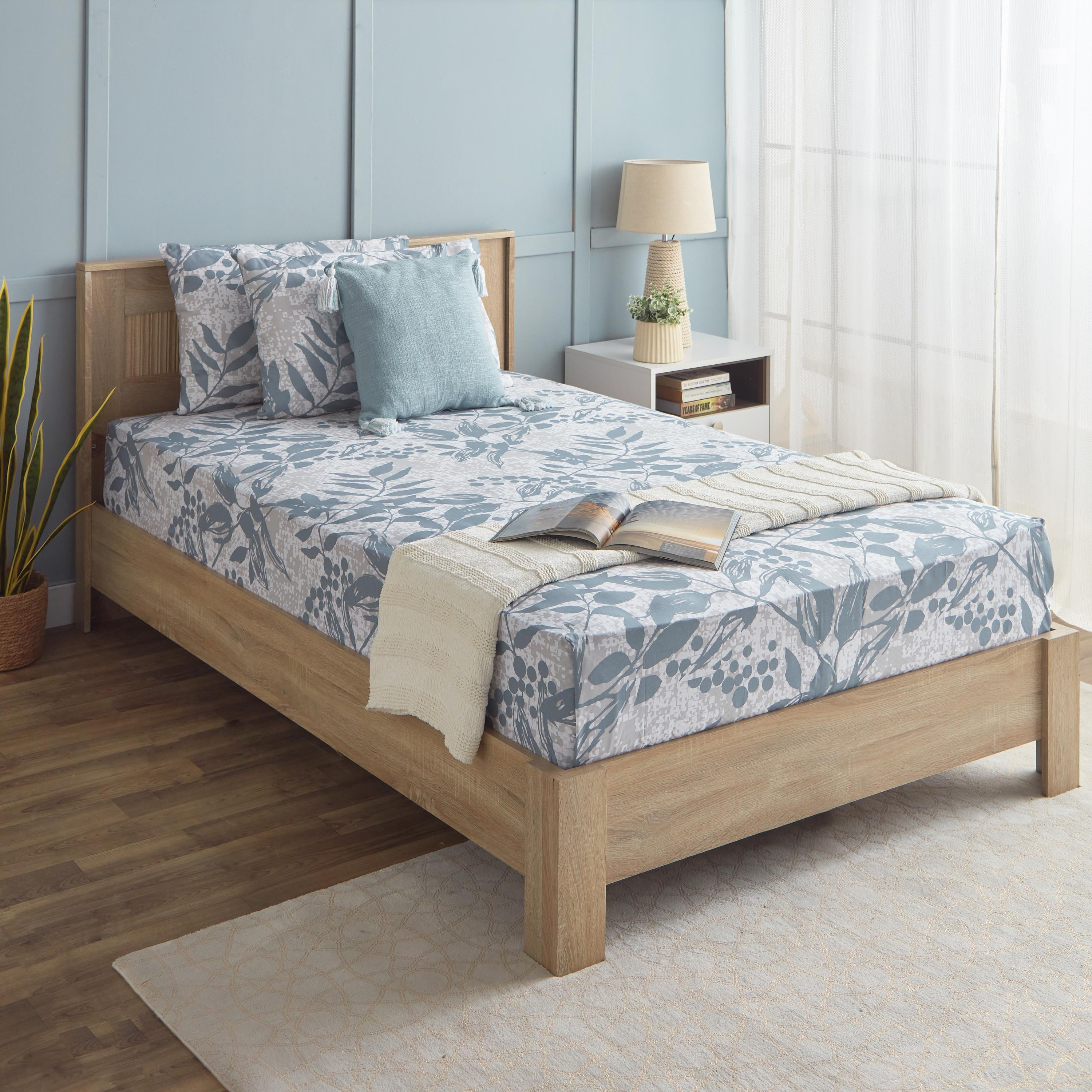 شرشف مسطّح توين قطن بطبعات من إستونيا - 170x260 سم-hbxhomeware-hbxbedroom-image-6