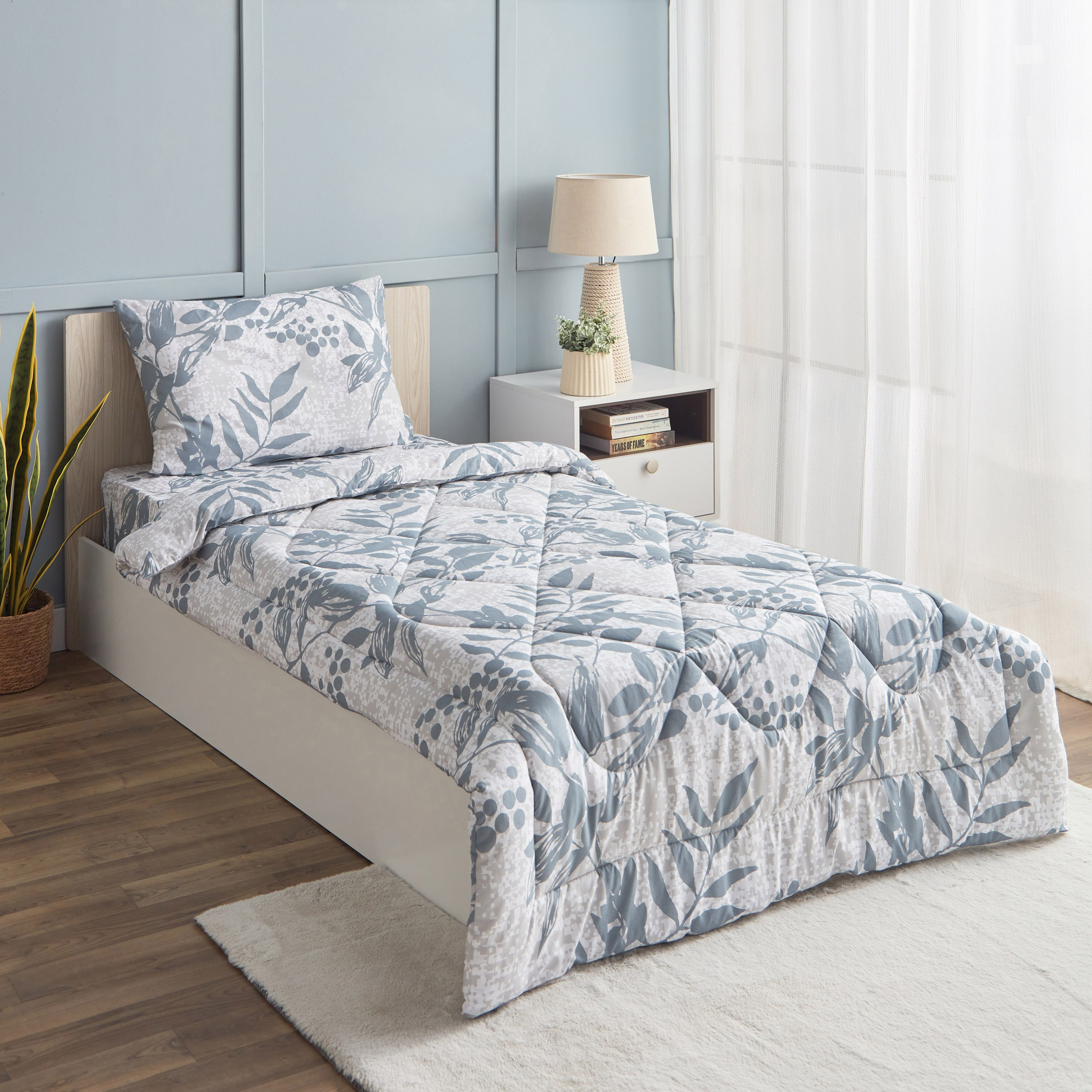 طقم لحاف قطن مزدوج بطبعات قطعتين من إستونيا - 160x220 سم-hbxkidsandyouth-beddingandfurnishings-comfortersets-image-1