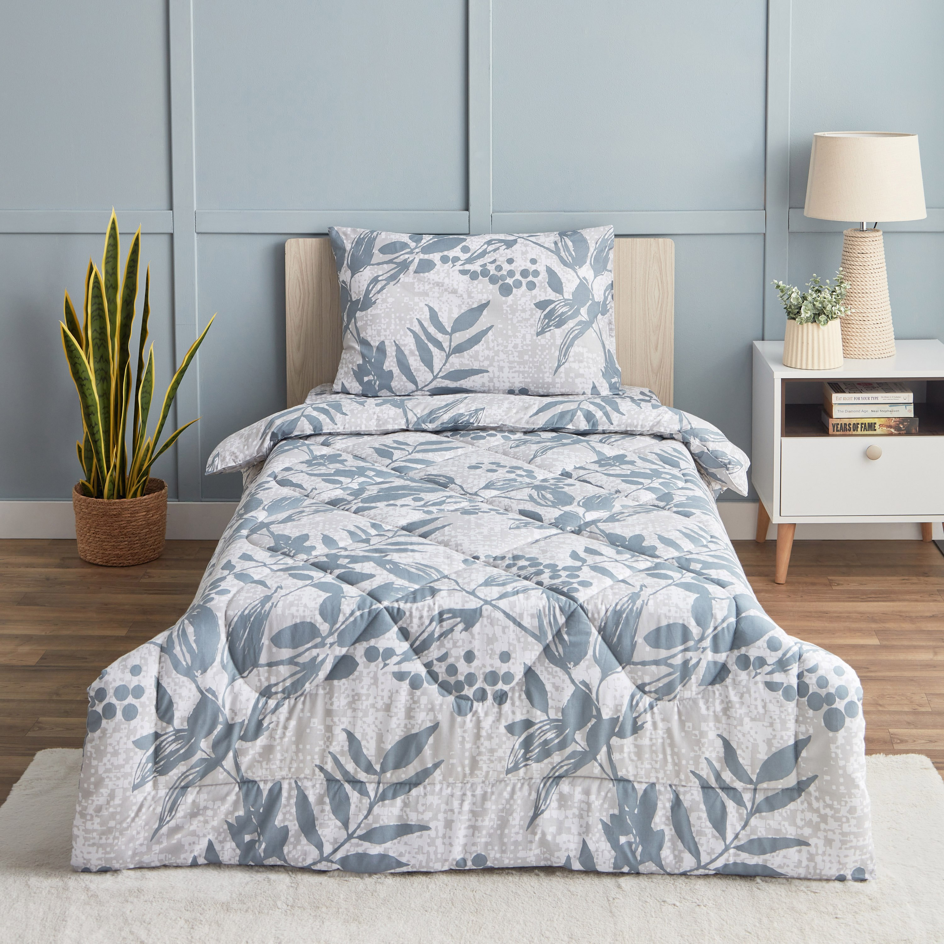 طقم لحاف قطن مزدوج بطبعات قطعتين من إستونيا - 160x220 سم-hbxkidsandyouth-beddingandfurnishings-comfortersets-image-2