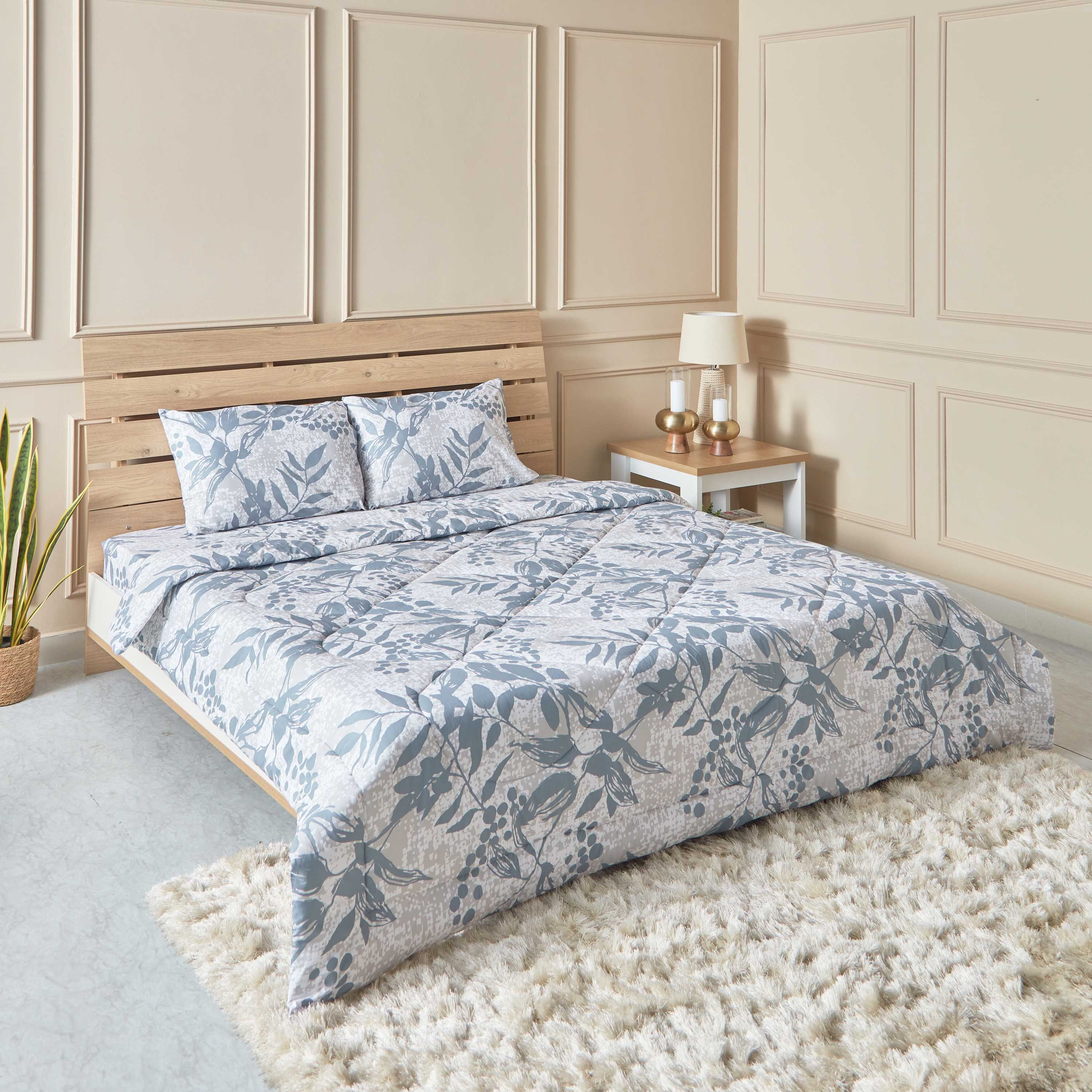 طقم لحاف سوبر كينج قطن بطبعات 3 قطع إلويز من إستونيا - 240x240 سم-hbxhomeware-hbxdecorandfurnishings-image-1