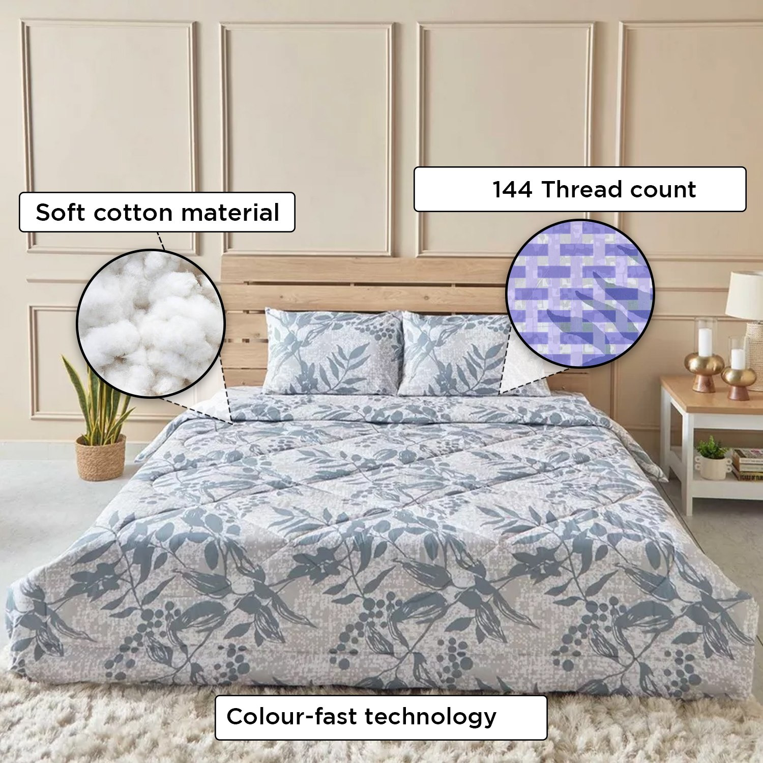 طقم لحاف سوبر كينج قطن بطبعات 3 قطع إلويز من إستونيا - 240x240 سم-hbxhomeware-hbxdecorandfurnishings-image-11