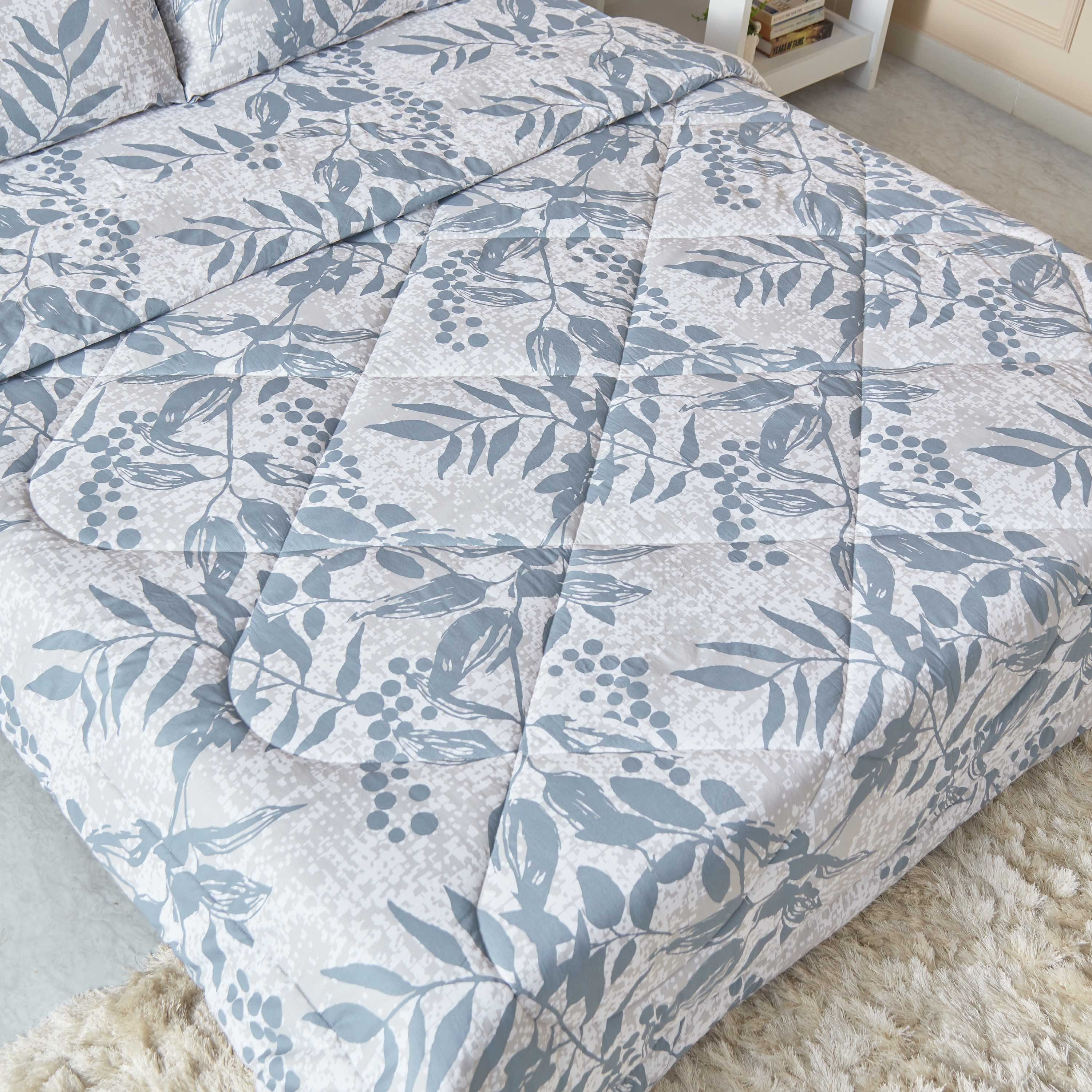 طقم لحاف سوبر كينج قطن بطبعات 3 قطع إلويز من إستونيا - 240x240 سم-hbxhomeware-hbxdecorandfurnishings-image-4