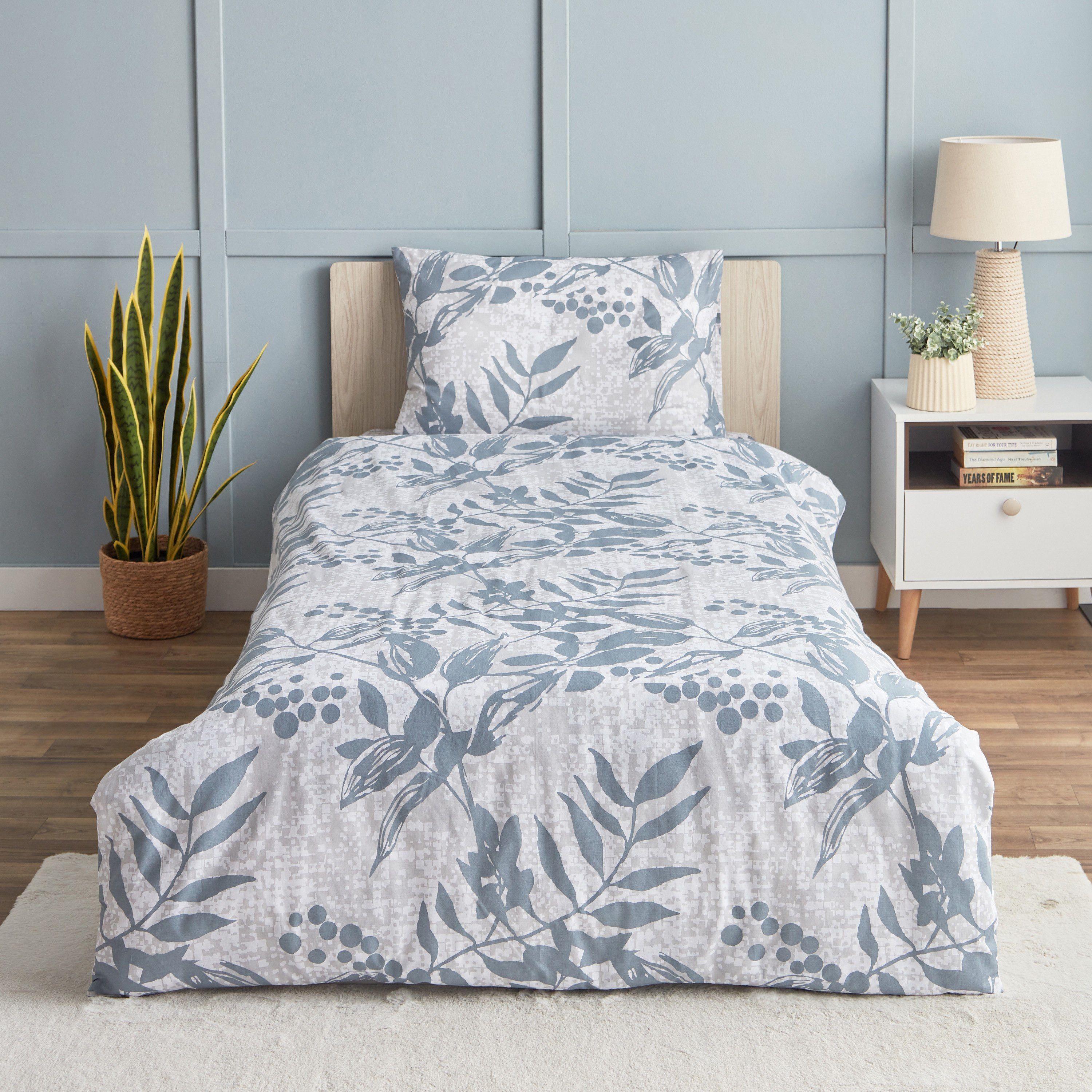 طقم غطاء لحاف قطن فردي بطبعات قطعتين من إستونيا - 135x200 سم-hbxhomeware-bedding-duvetcovers-image-2
