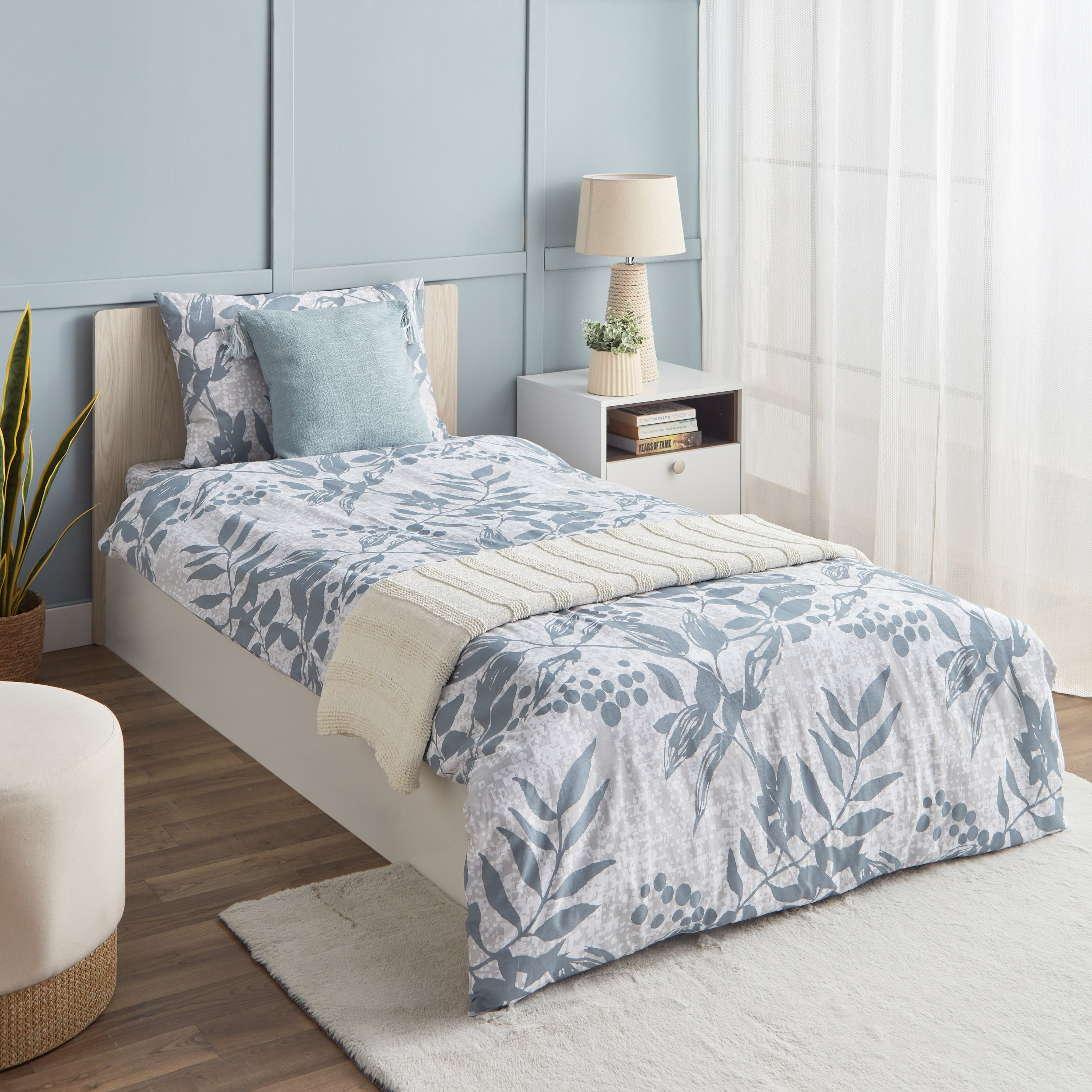 طقم غطاء لحاف قطن فردي بطبعات قطعتين من إستونيا - 135x200 سم-hbxhomeware-bedding-duvetcovers-image-8