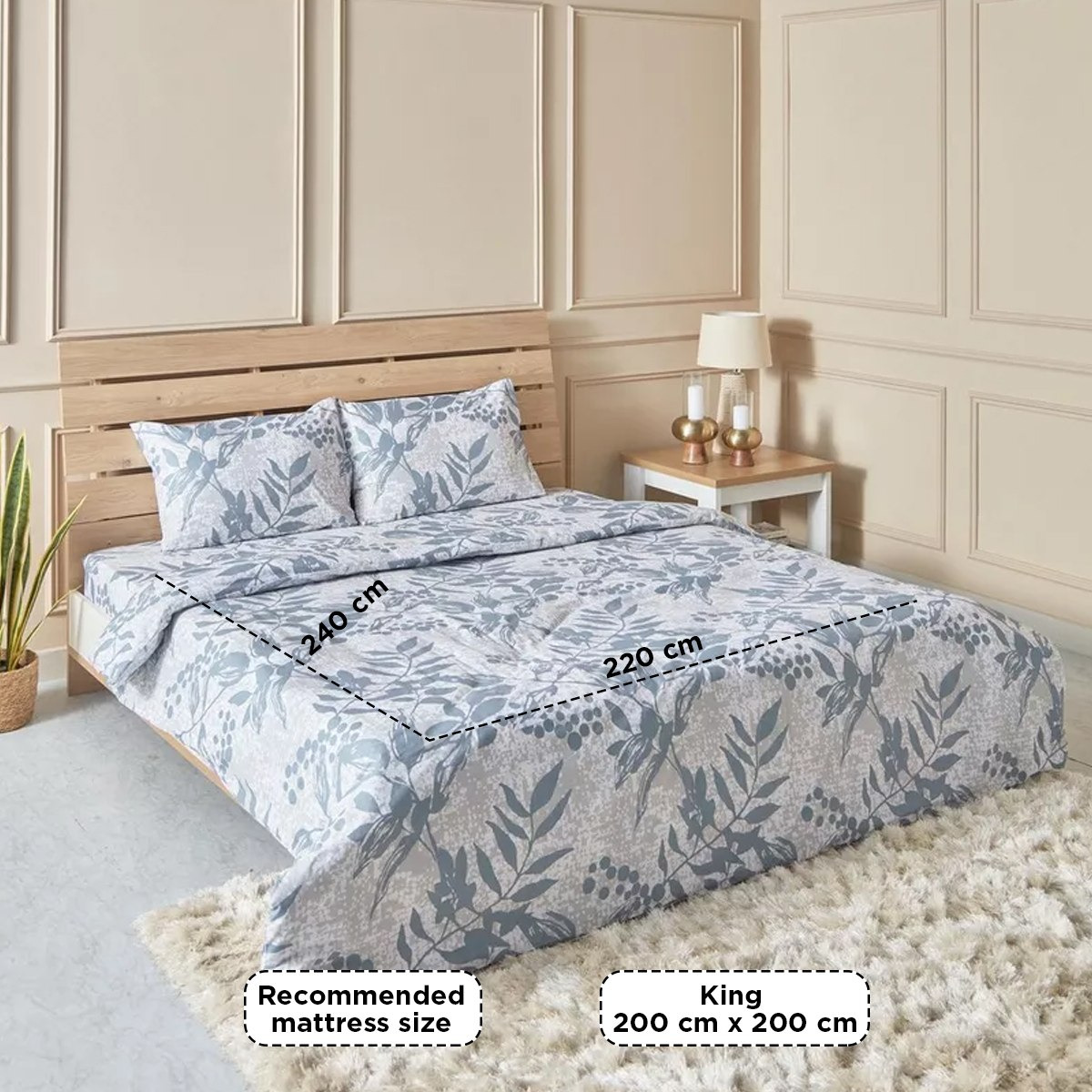 طقم غطاء لحاف سوبر كينج 3 قطع  من إستونيا - 240x220 سم-hbxhomeware-hbxdecorandfurnishings-image-9