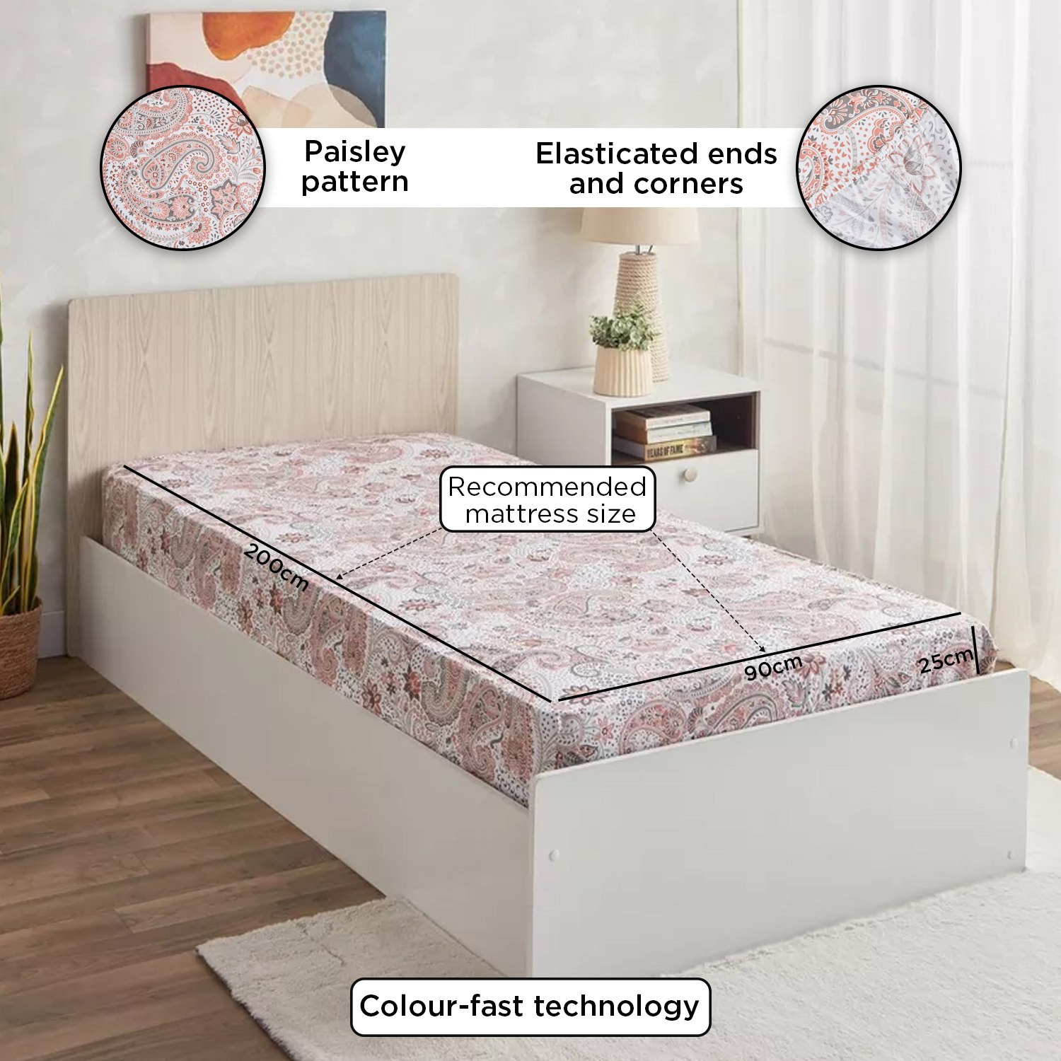 شرشف مطّاطي فردي قطن بطبعات من إستونيا - 90x200+25 سم-hbxhomeware-hbxbedroom-image-9