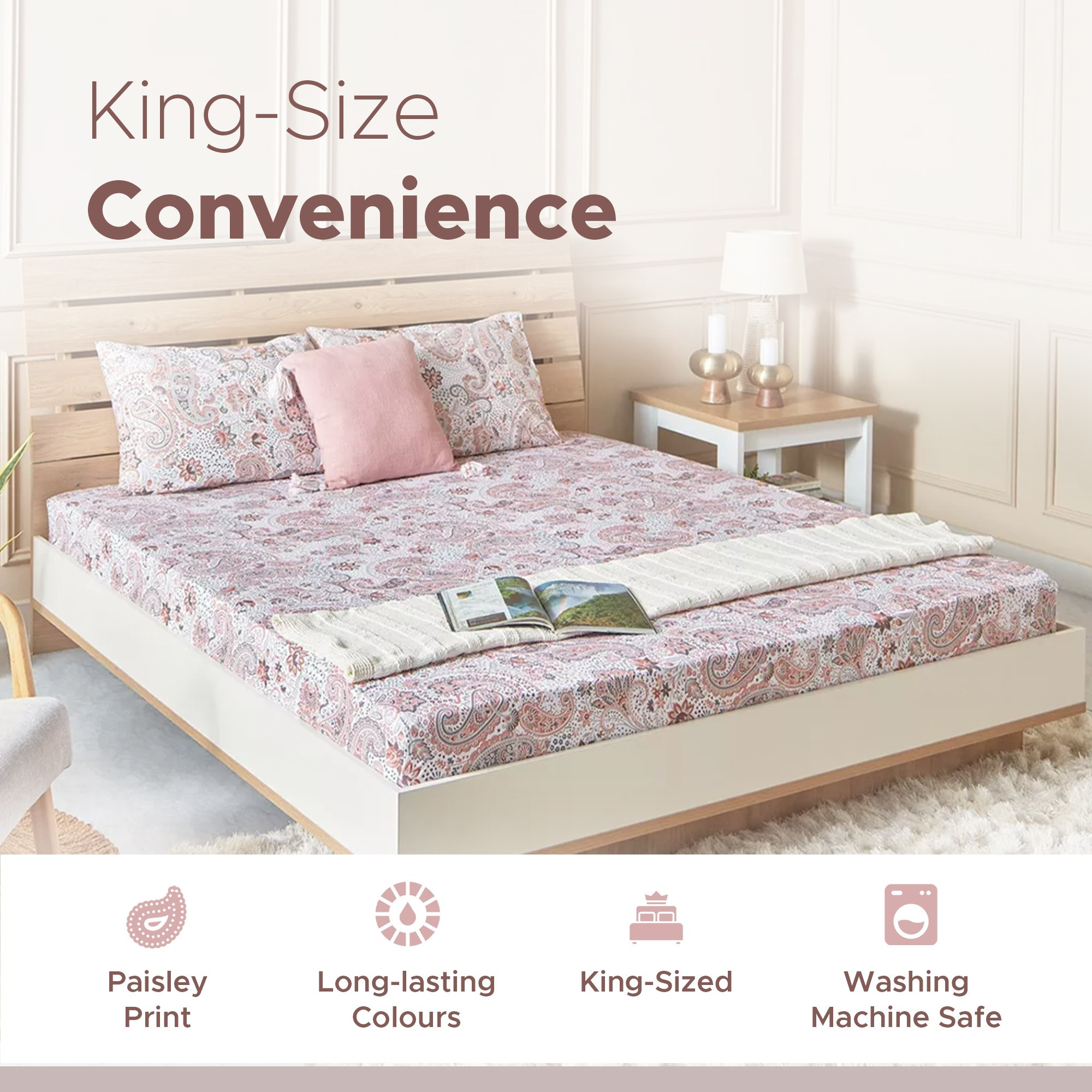 Estonia Isla Printed Cotton King Fitted Sheet - 180x200+25 cm-hbxhomeware-hbxbedroom-image-10
