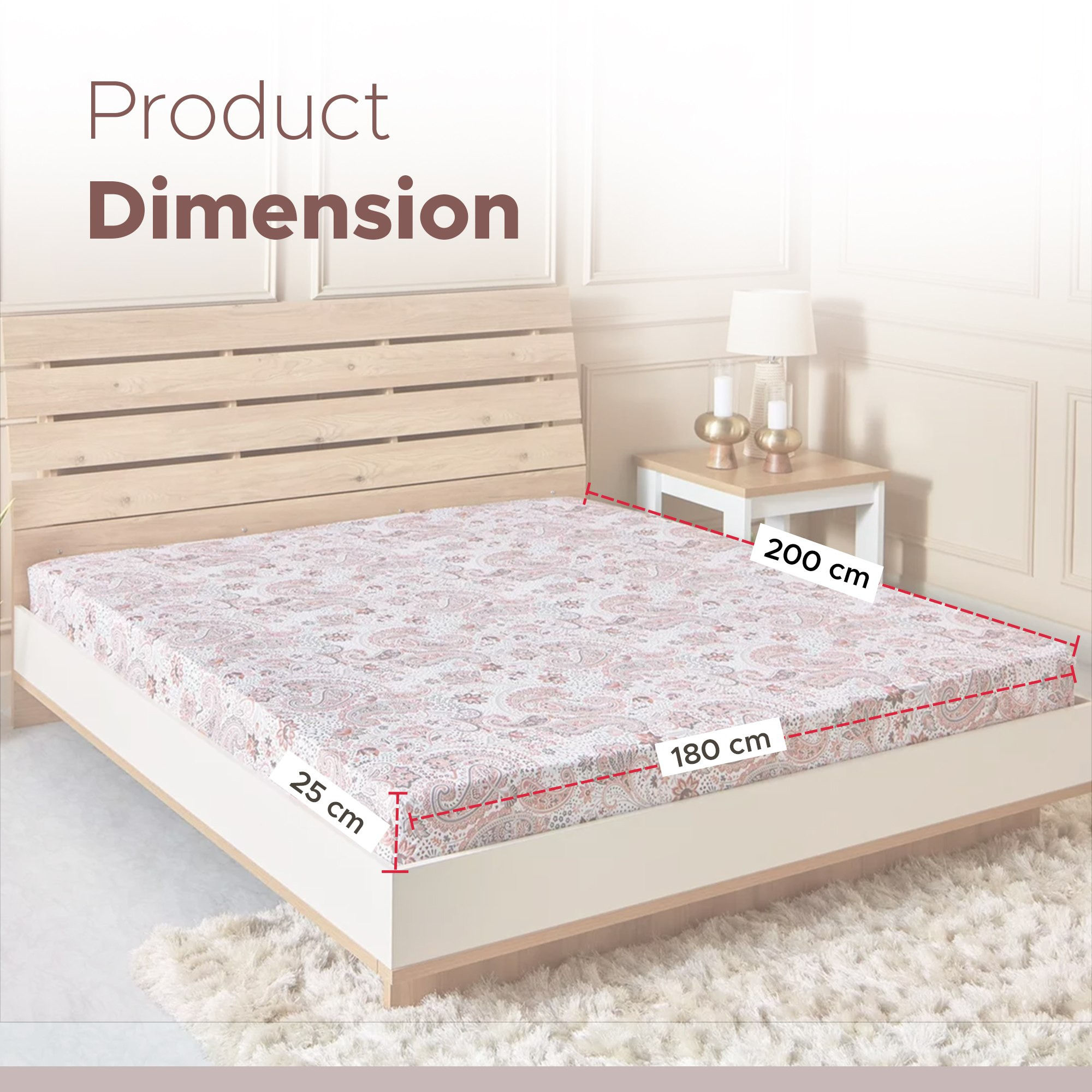 Estonia Isla Printed Cotton King Fitted Sheet - 180x200+25 cm-hbxhomeware-hbxbedroom-image-11