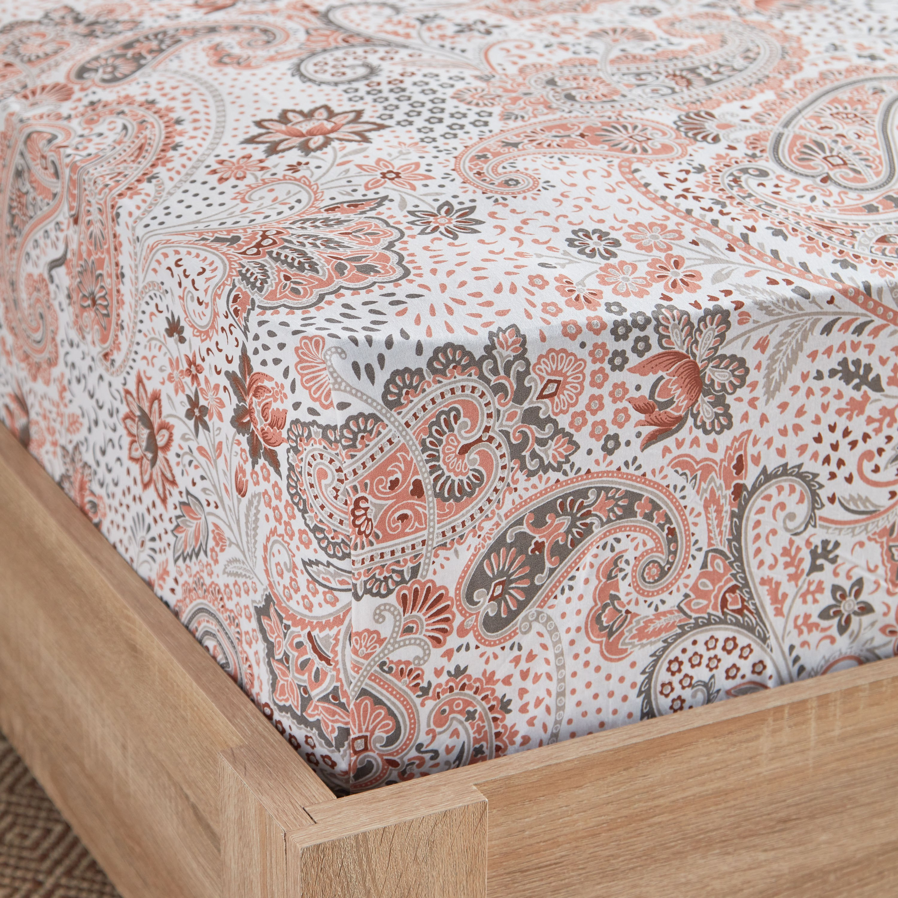 Estonia Isla Printed Cotton Twin Flat Sheet - 170x260 cm-hbxhomeware-hbxbedroom-image-5