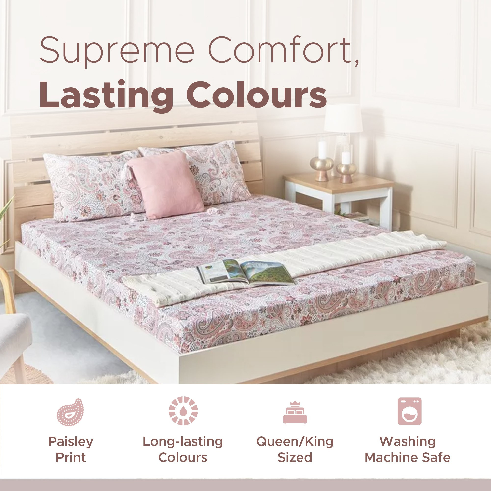 شرشف مسطّح قطن كينج بطبعات من إستونيا - 240x260 سم-hbxhomeware-hbxbedroom-image-10