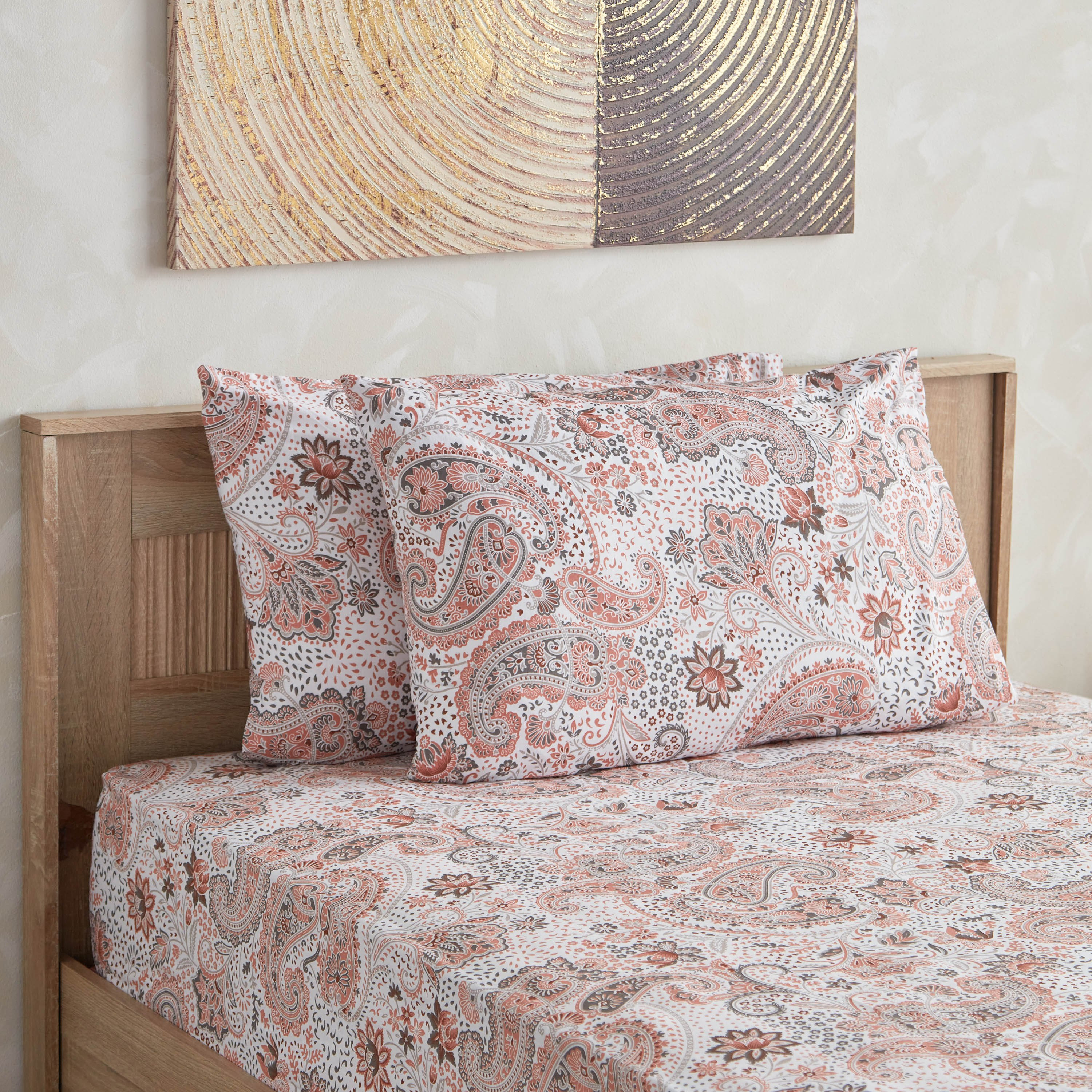 Estonia Isla 2-Piece Printed Cotton Pillow Cover Set - 50x75 cm-hbxhomeware-hbxbedroom-image-1