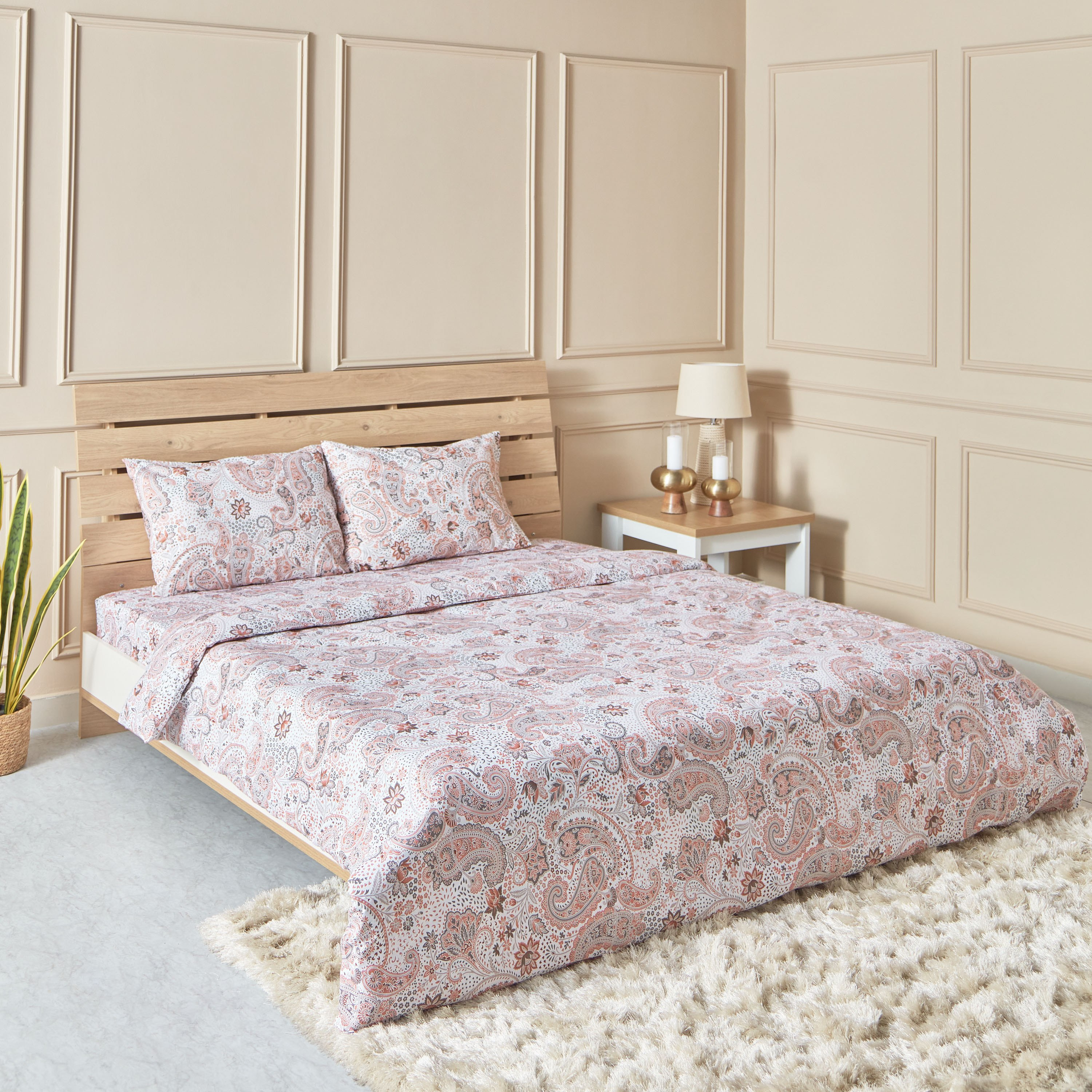 طقم غطاء لحاف قطن مزدوج بطبعات 3 قطع من إستونيا - 150x220 سم-hbxhomeware-hbxdecorandfurnishings-image-1