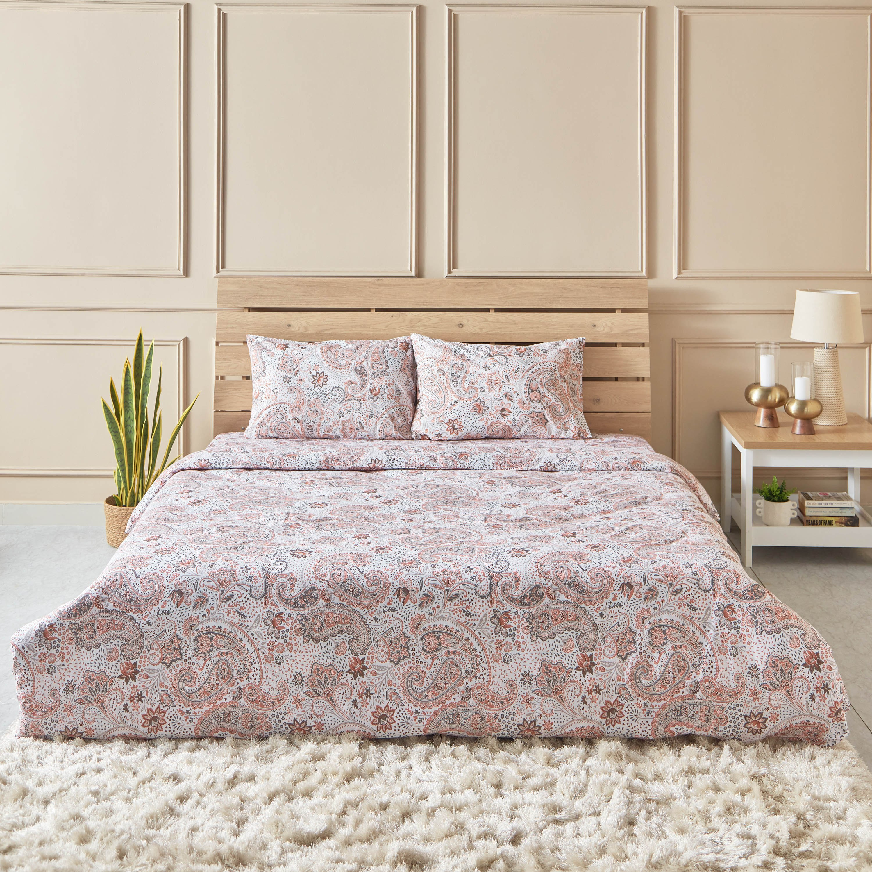 طقم غطاء لحاف كينج كوين قطن 3 قطع من إستونيا - 220x220 سم-hbxhomeware-hbxdecorandfurnishings-image-2
