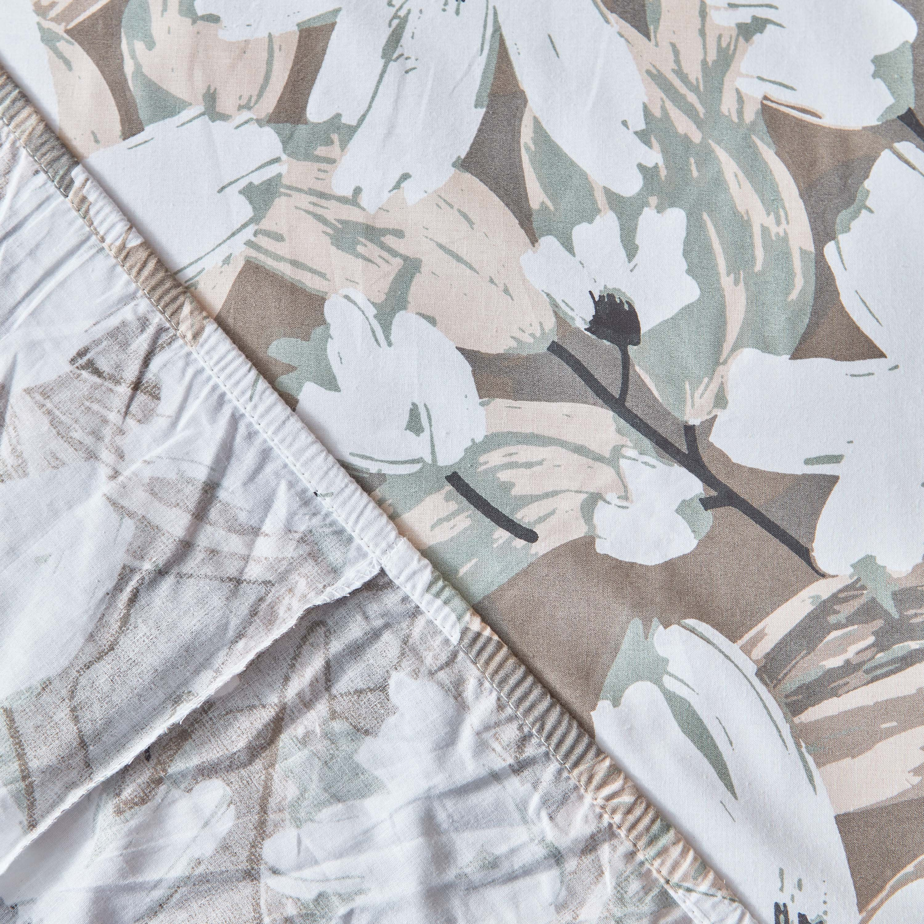Estonia Aurelia Printed Cotton Single Fitted Sheet - 90x200+25 cm-hbxhomeware-bedding-fittedsheets-image-6
