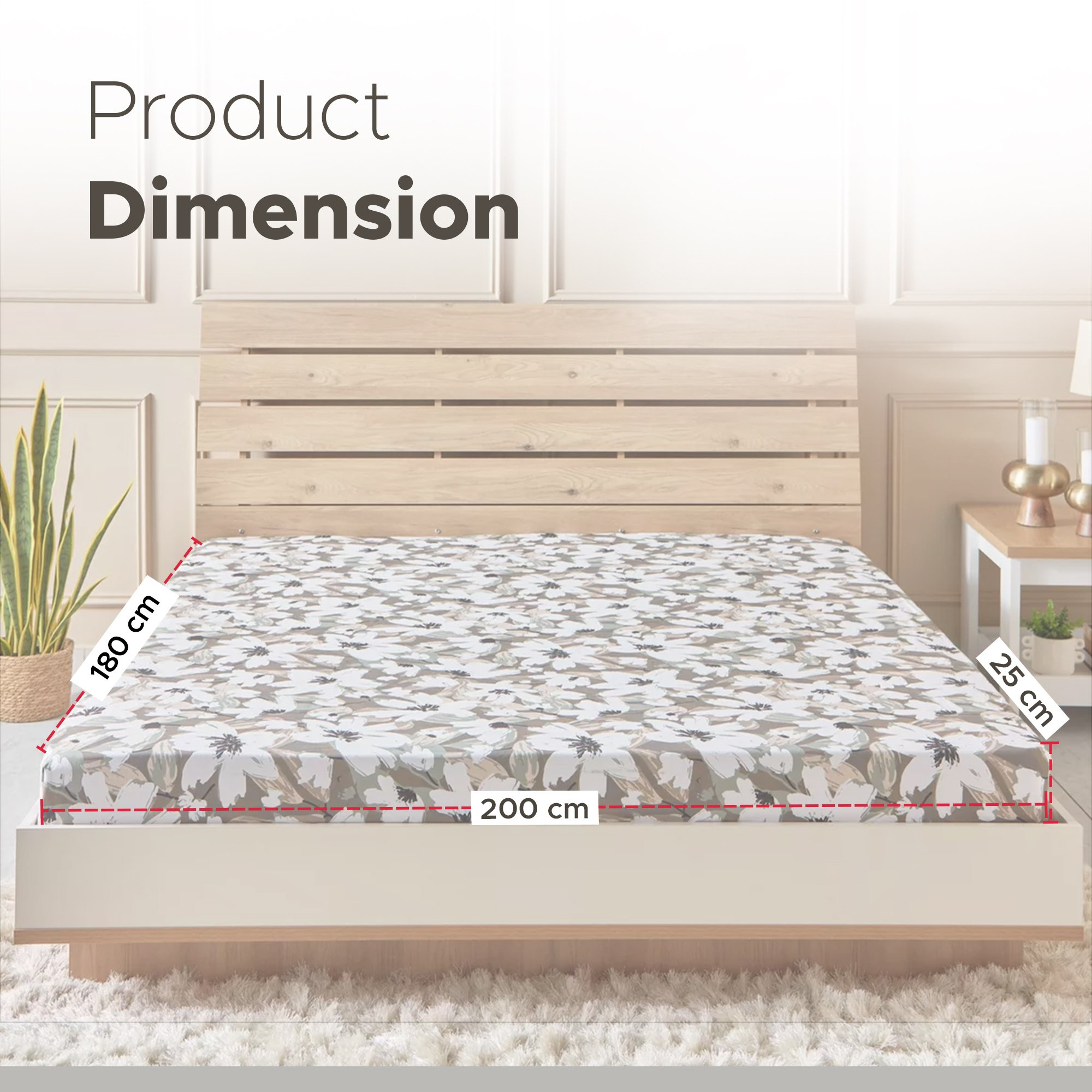 شرشف مطاطي قطن كينج بطبعات أوريليا من إستونيا - 180x200+25 سم-hbxhomeware-hbxbedroom-image-9