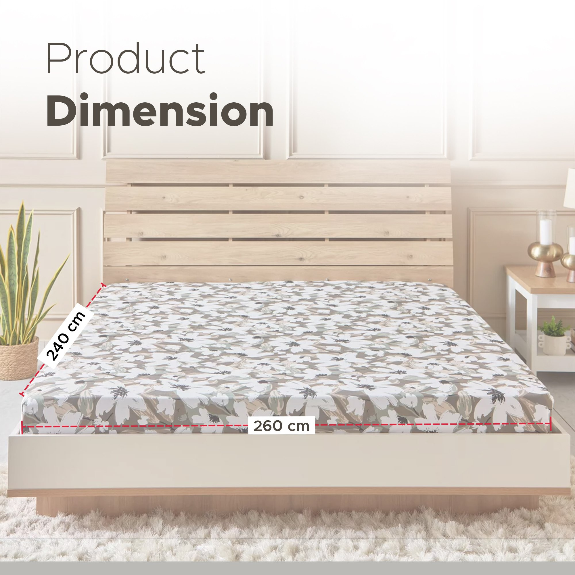 Estonia Aurelia Printed Cotton King Flat Sheet - 240x260 cm-hbxhomeware-hbxbedroom-image-9