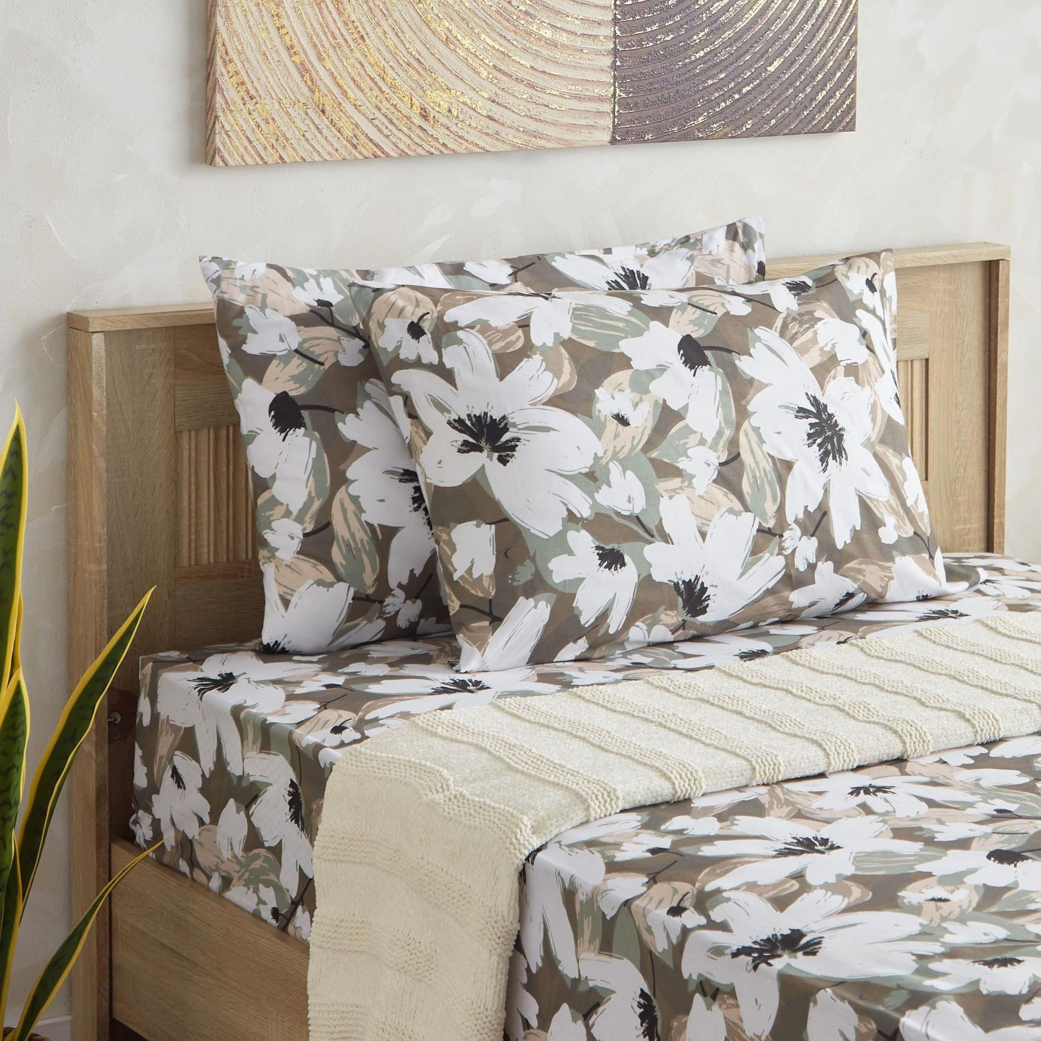 طقم غطاء وسادة قطن قطعتين بطبعات من إستونيا - 50x75 سم-hbxhomeware-hbxbedroom-image-1