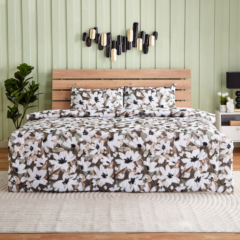 Buy Estonia Aurelia 3-Piece Printed Cotton Queen Comforter Set ...