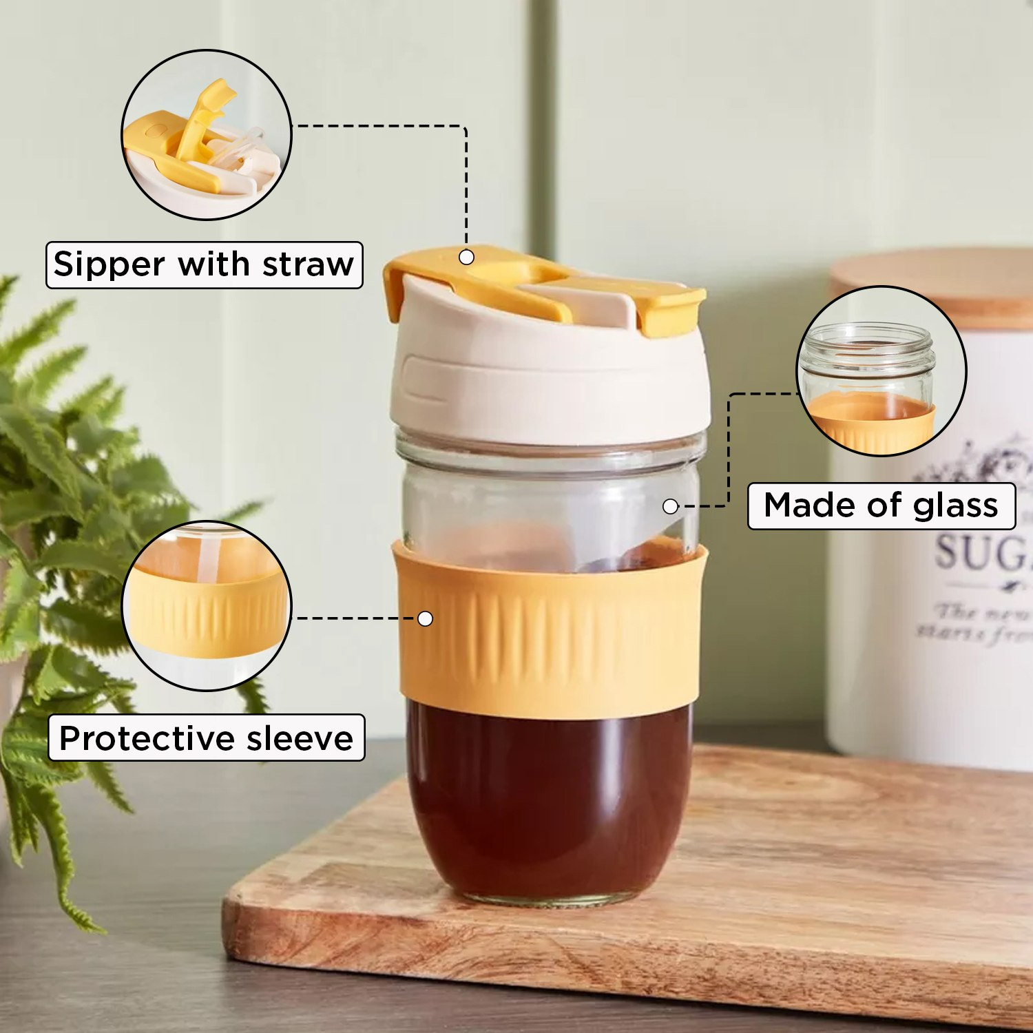 مج زجاجي بقشة من أروها - 500 مل-hbxhomeware-hbxkitchen-image-7