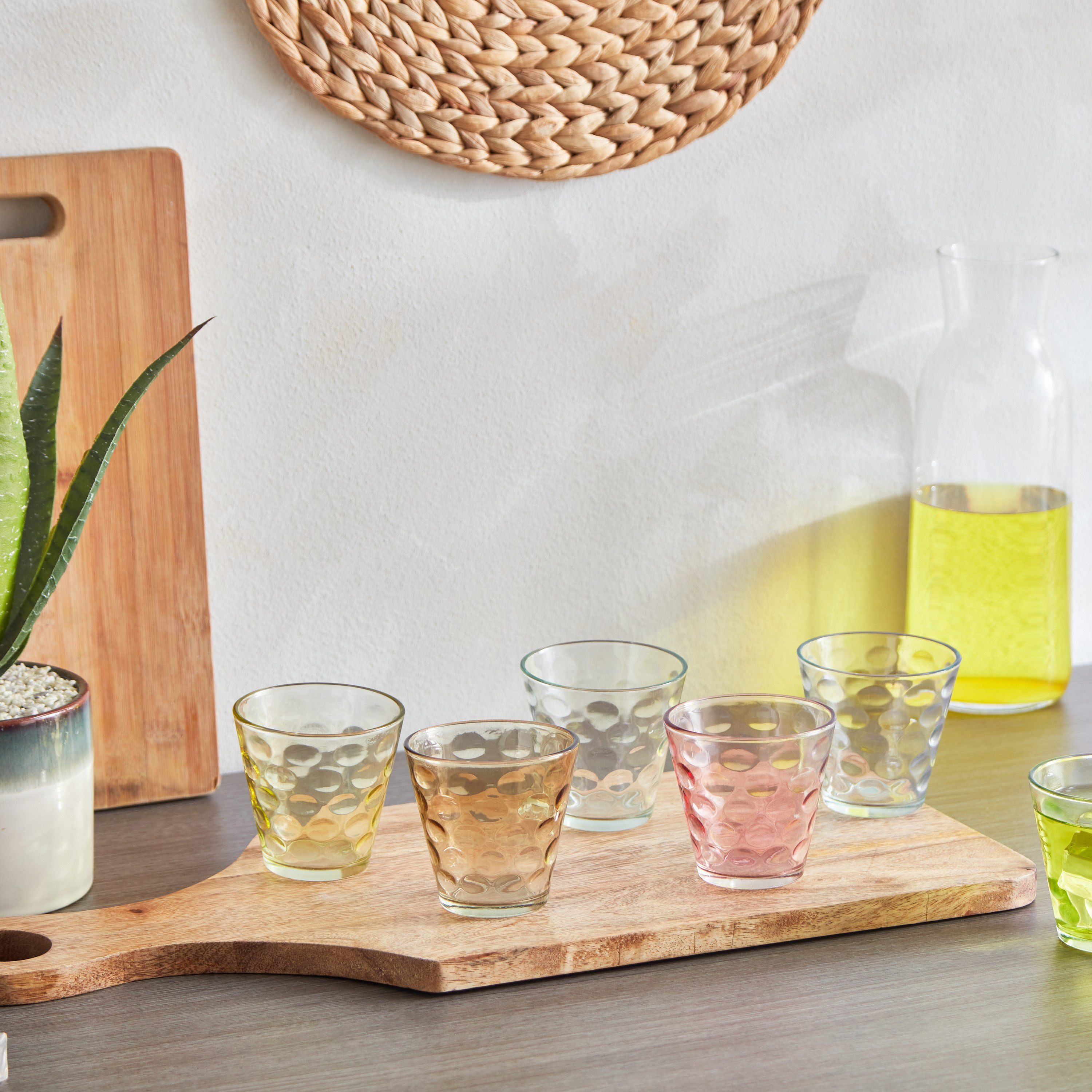 طقم أكواب زجاجية ملونة 6 قطع من أروها-hbxhomeware-hbxkitchen-image-4