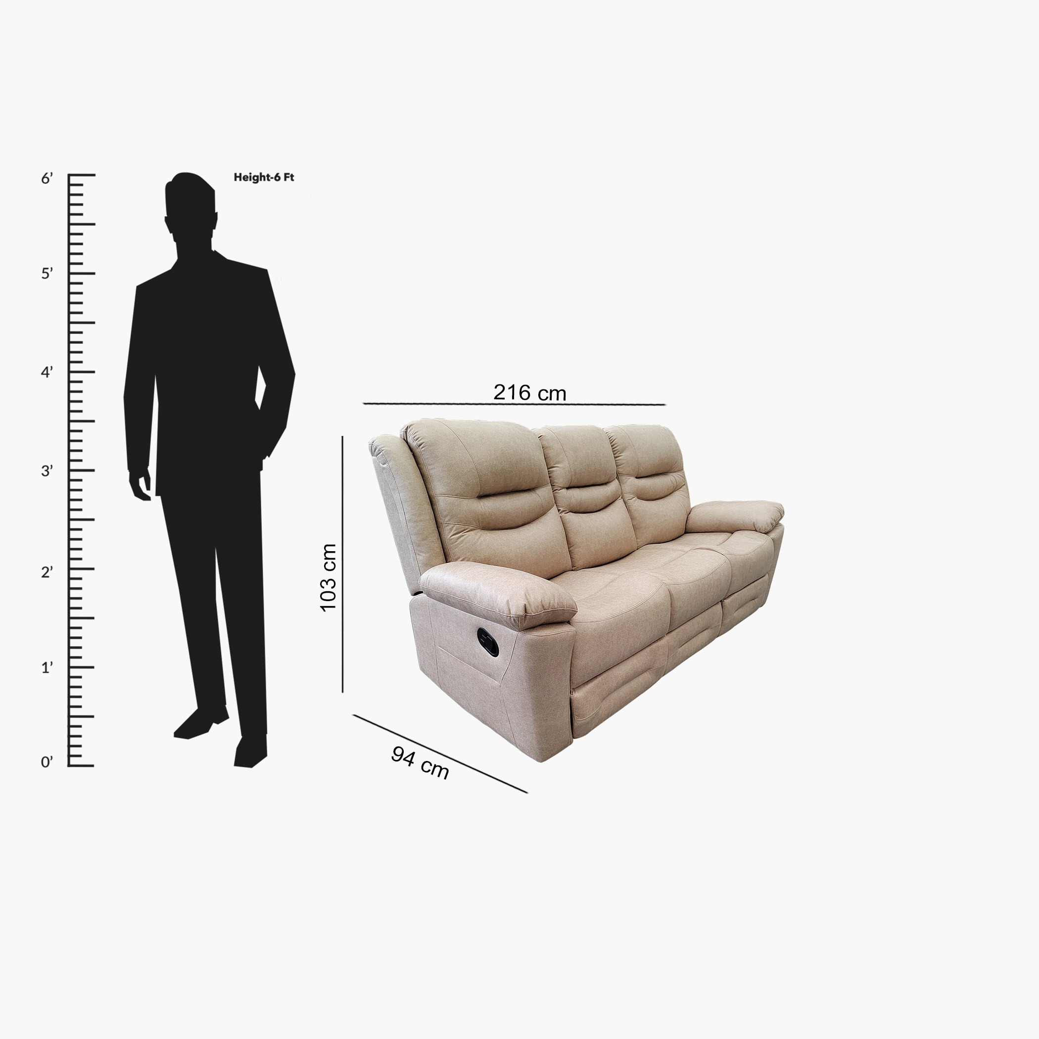 كرسي استرخاء من الجلد الصناعي ثلاثة مقاعد مع شحن لاسلكي من لندن-hbxlivingroom-sofasandarmchairs-sofas-image-15