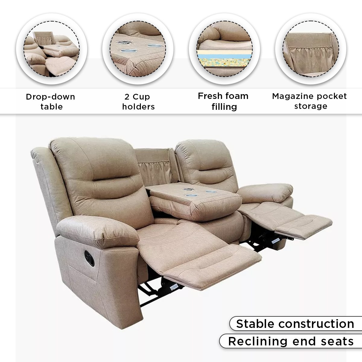 كرسي استرخاء من الجلد الصناعي ثلاثة مقاعد مع شحن لاسلكي من لندن-hbxlivingroom-sofasandarmchairs-sofas-image-5