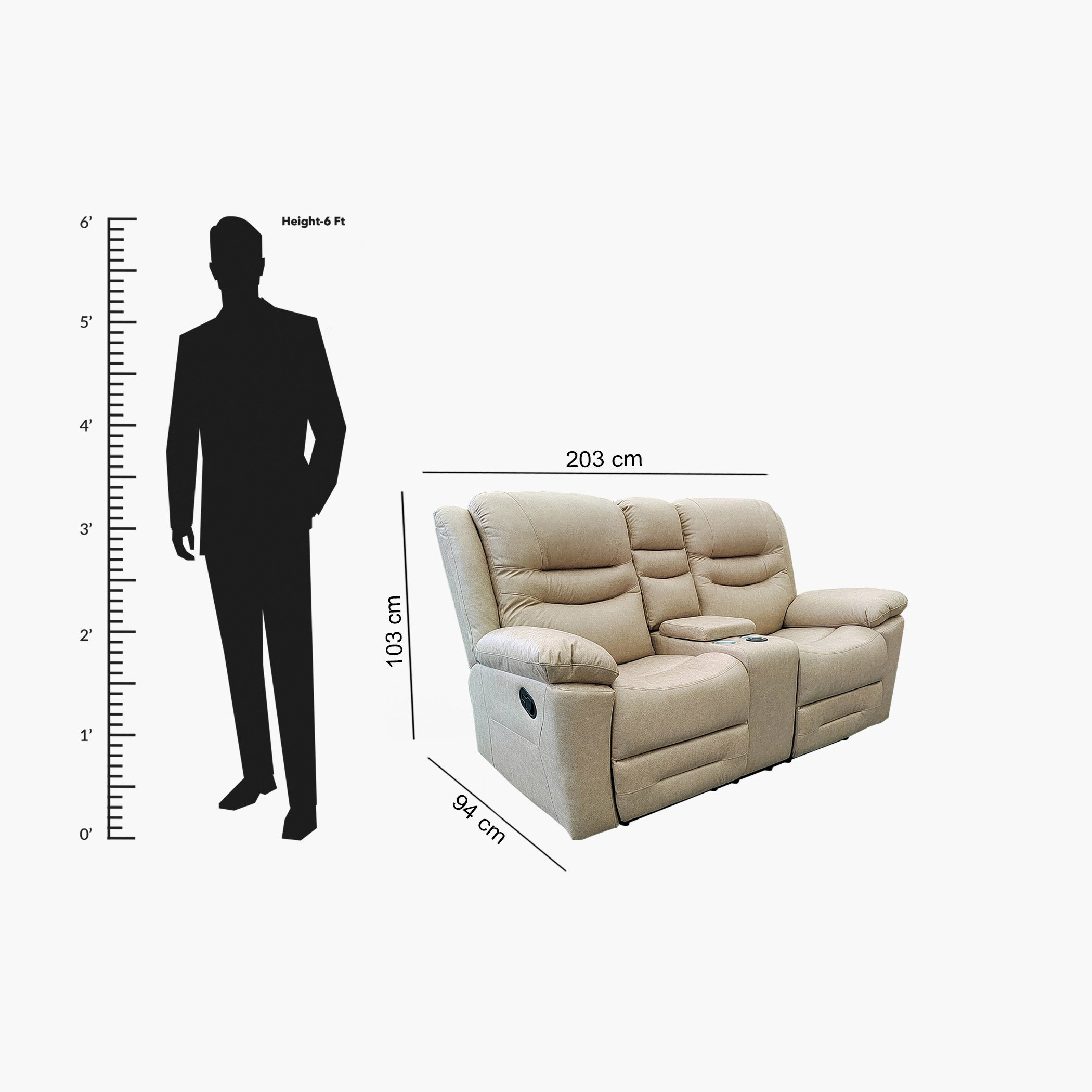 London 2-Seater Faux Leather Recliner with Wireless Charger-hbxlivingroom-sofasandarmchairs-sofas-image-13