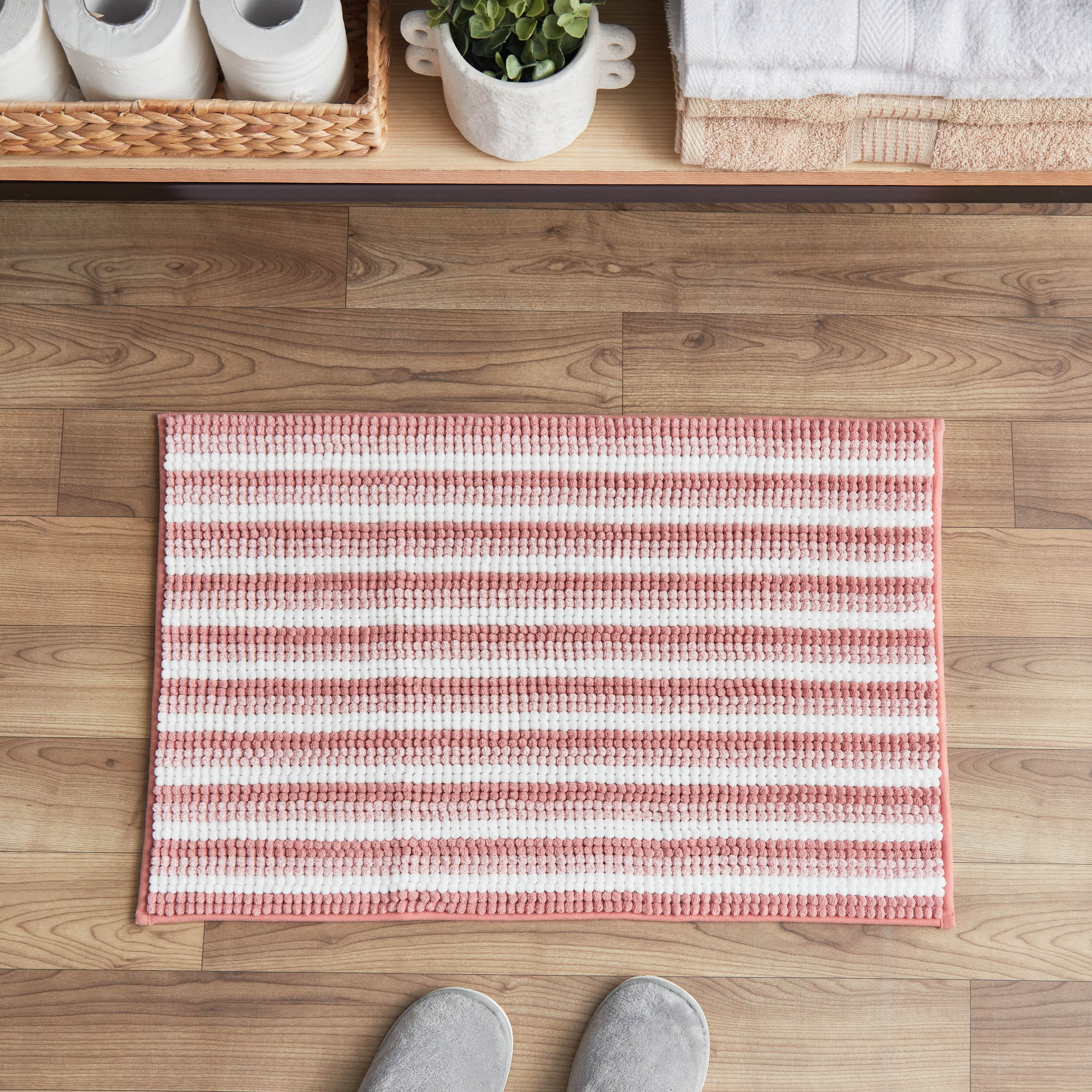 سجادة حمام شنيل بخيوط مصبوغة من كاميلا - 45x70 سم-hbxbedroom-floorcoverings-bathmats-image-1