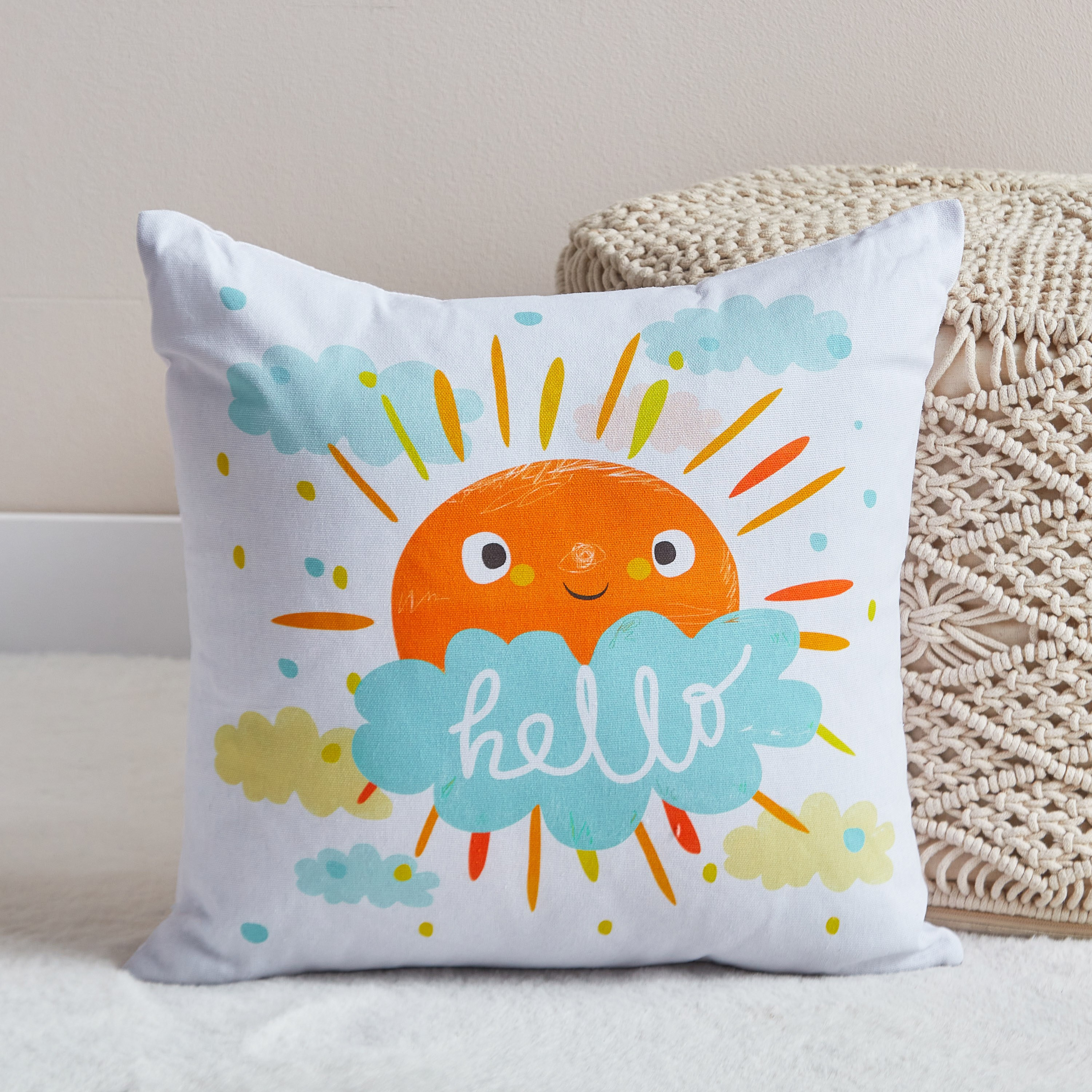 وسادة بطة قطن محشوة هالو من هيرميون بلاي ديت - 40x40 سم-hbxhomeware-hbxkidsandyouth-image-2