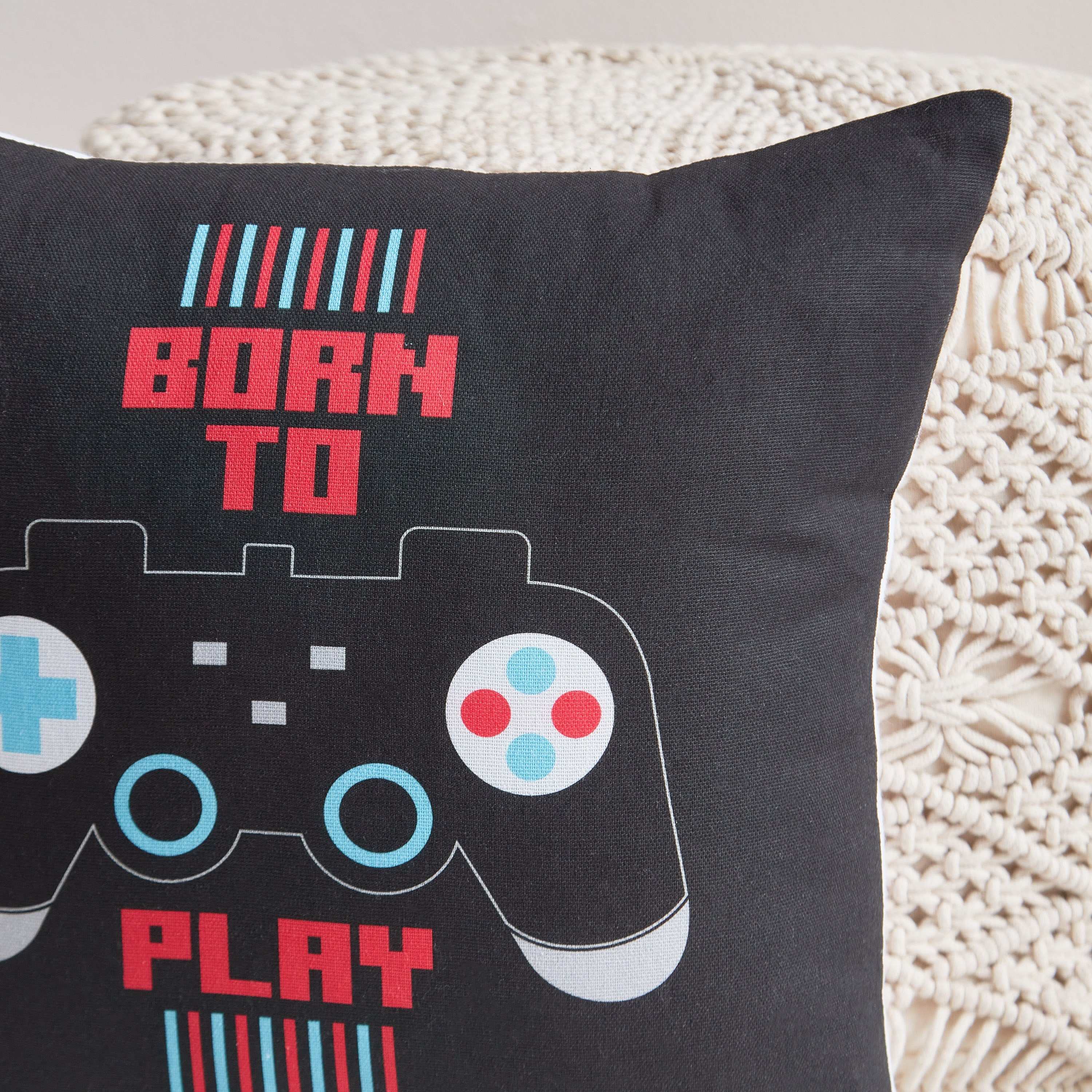 وسادة بطة قطن محشوة بورن تو بلاي من جيمنج بلاي ديت - 40x40 سم-hbxhomeware-hbxkidsandyouth-image-3