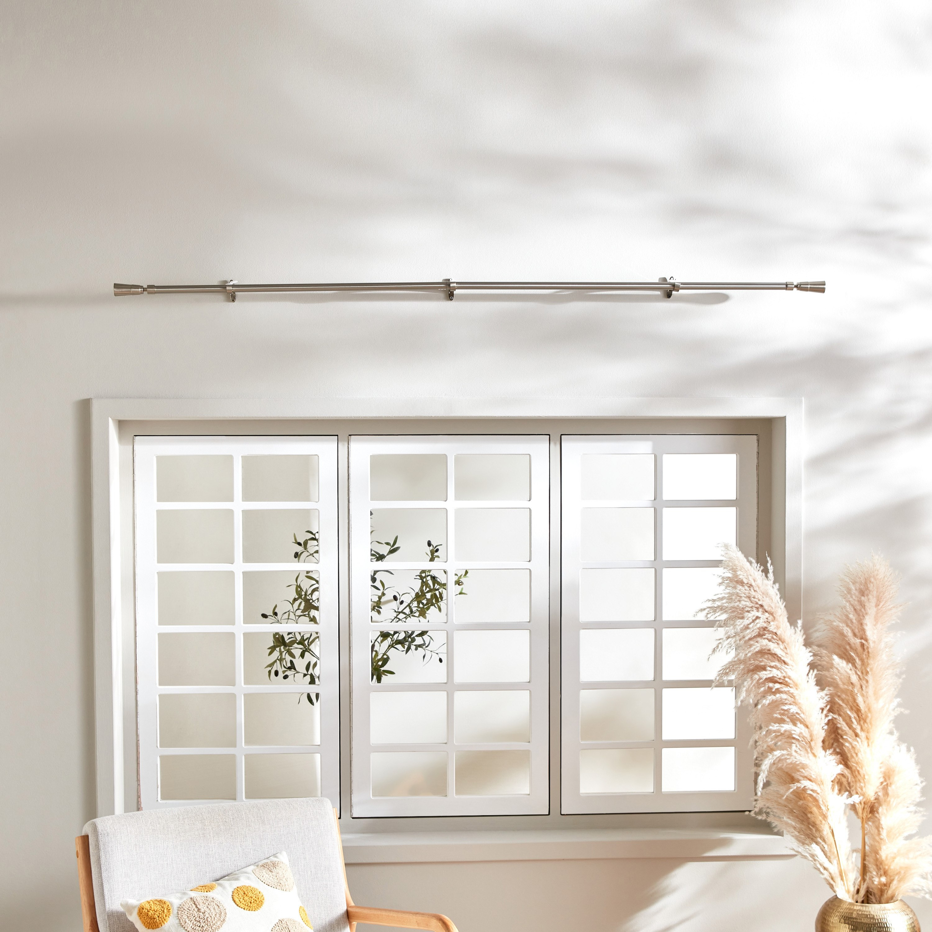 Crown 19mm Extendable Curtain Rod and Finial - 76-210 cm-PROMO_HB_AE_B1G1_250925-image-2