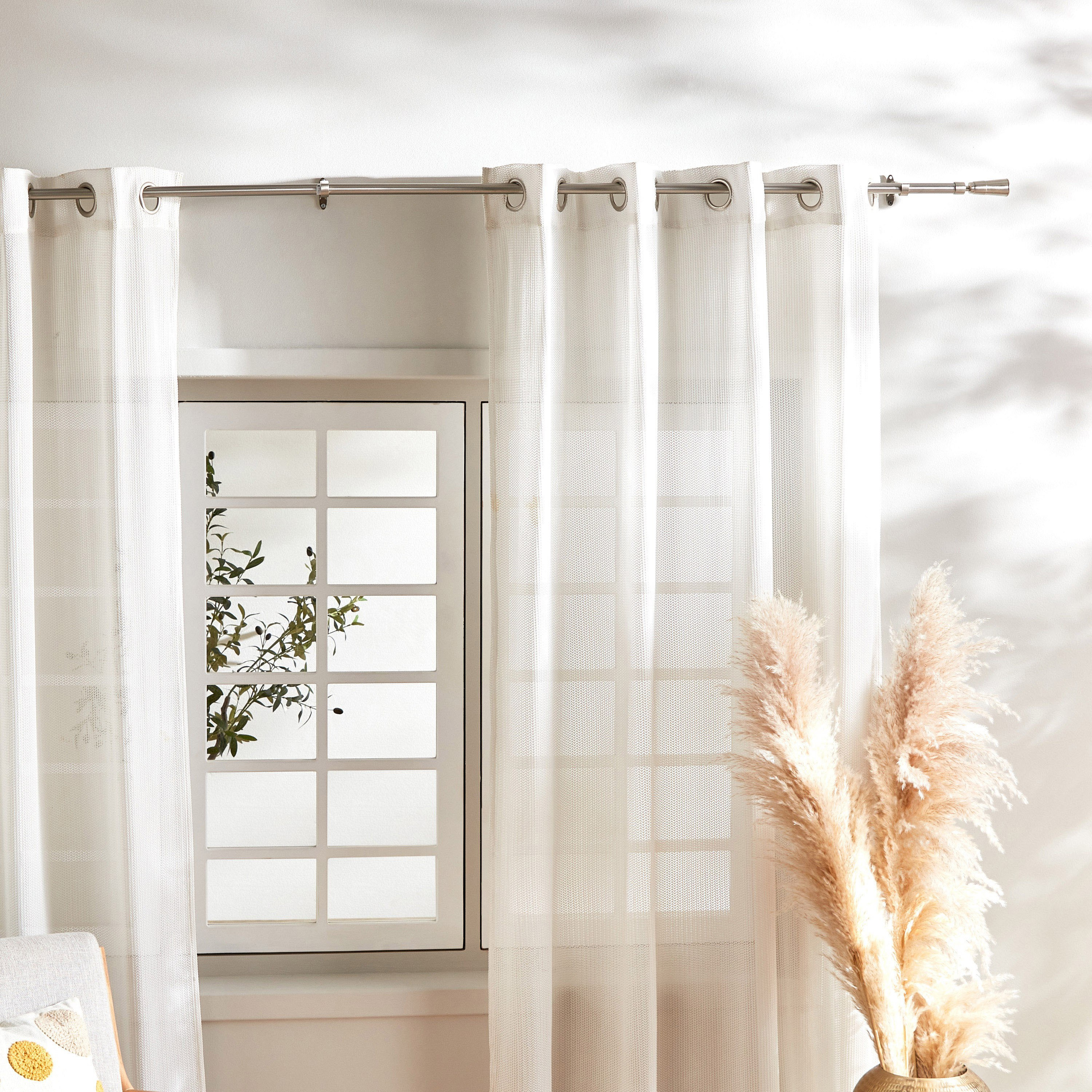 Crown 19mm Extendable Curtain Rod and Finial - 76-210 cm-PROMO_HB_AE_B1G1_250925-image-4