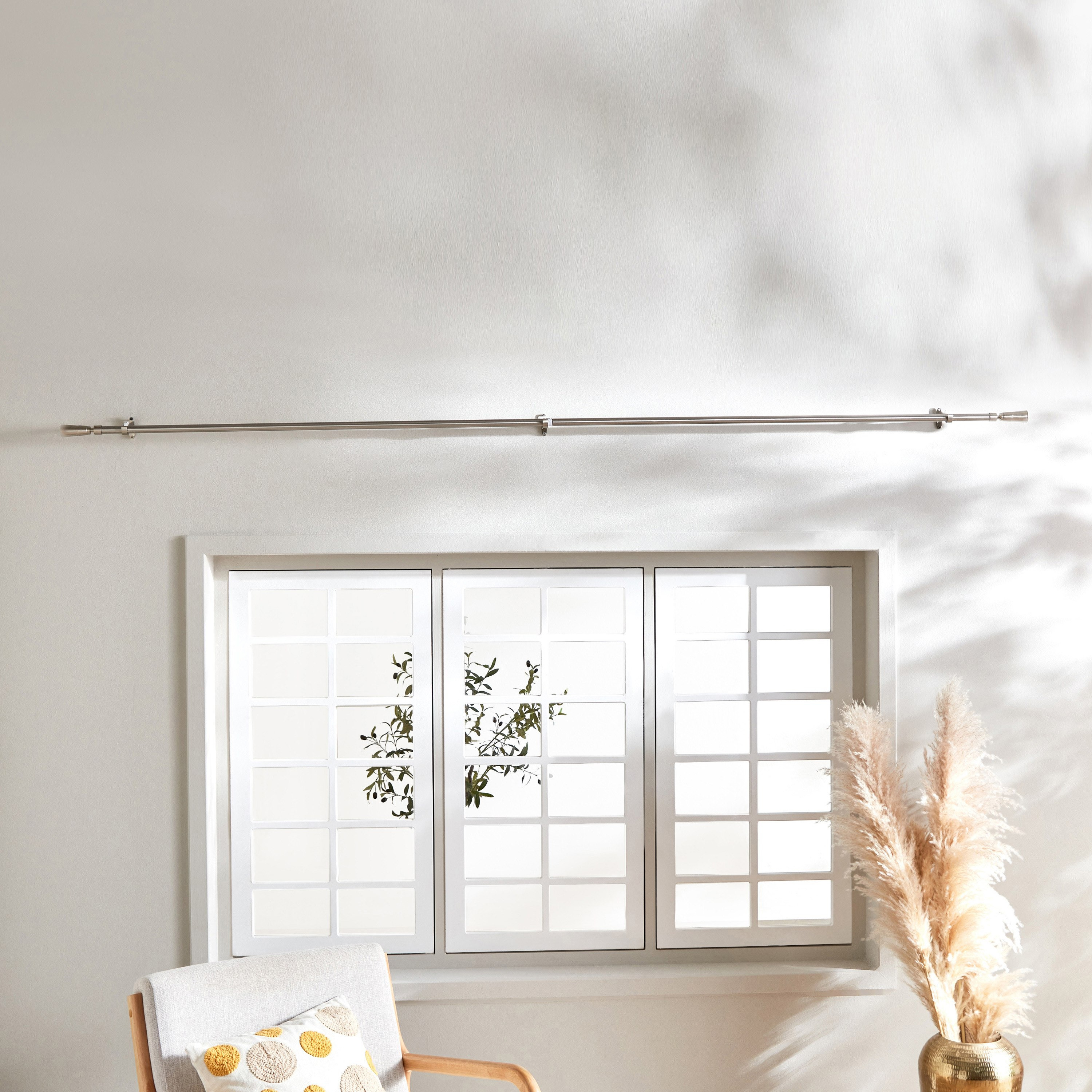 Crown 19mm Extendable Curtain Rod and Finial - 157-457 cm-PROMO_HB_AE_B1G1_250925-image-2