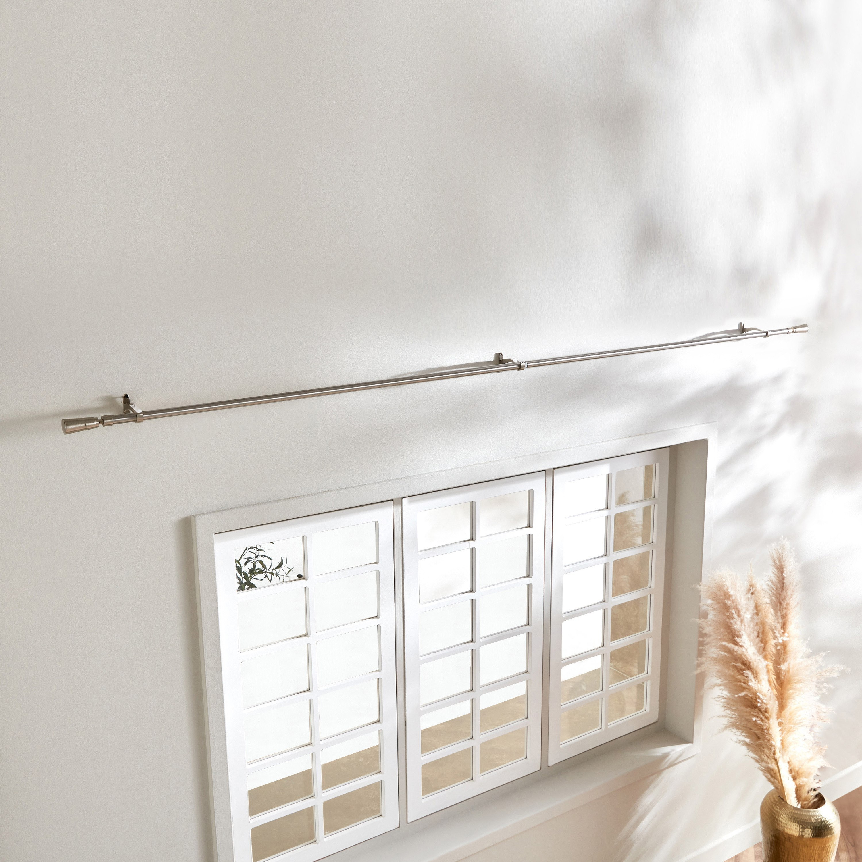 Crown 19mm Extendable Curtain Rod and Finial - 157-457 cm-PROMO_HB_AE_B1G1_250925-image-3
