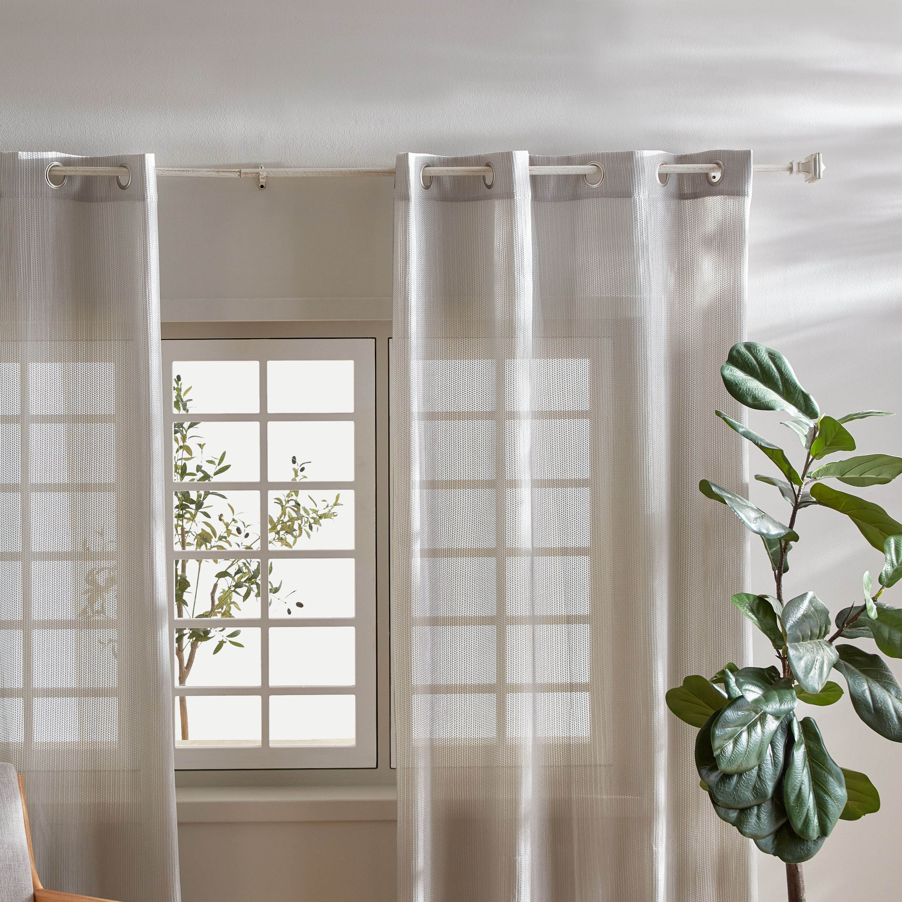 Abstract 19 mm Extendable Curtain Rod - 76-210 cm-PROMO_HB_AE_B1G1_250925-image-3
