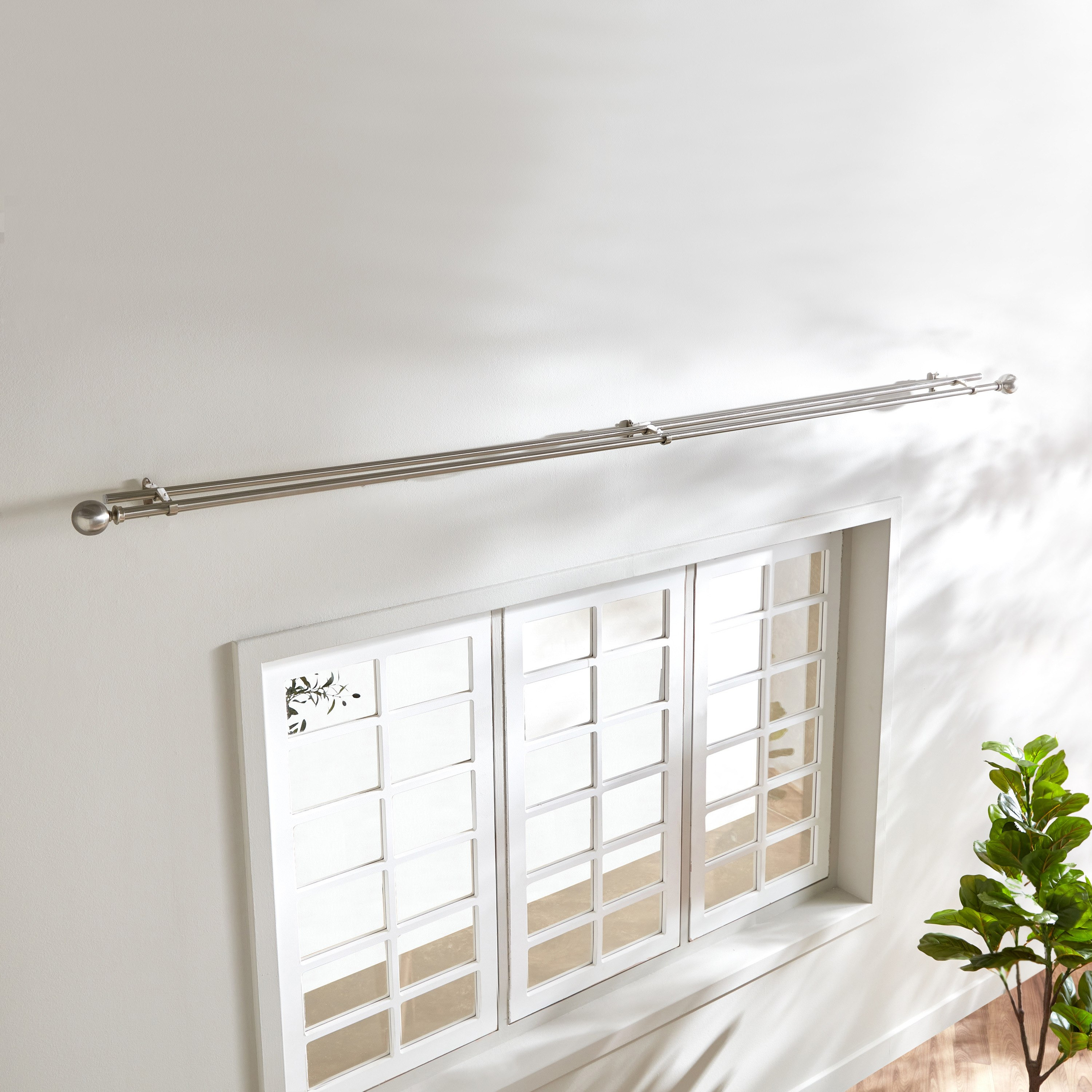 Ball 19mm Double Curtain Rod and Finial - 110-320 cm-PROMO_HB_AE_B1G1_250925-image-2