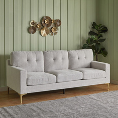 Celine 3-Seater Fabric Sofa