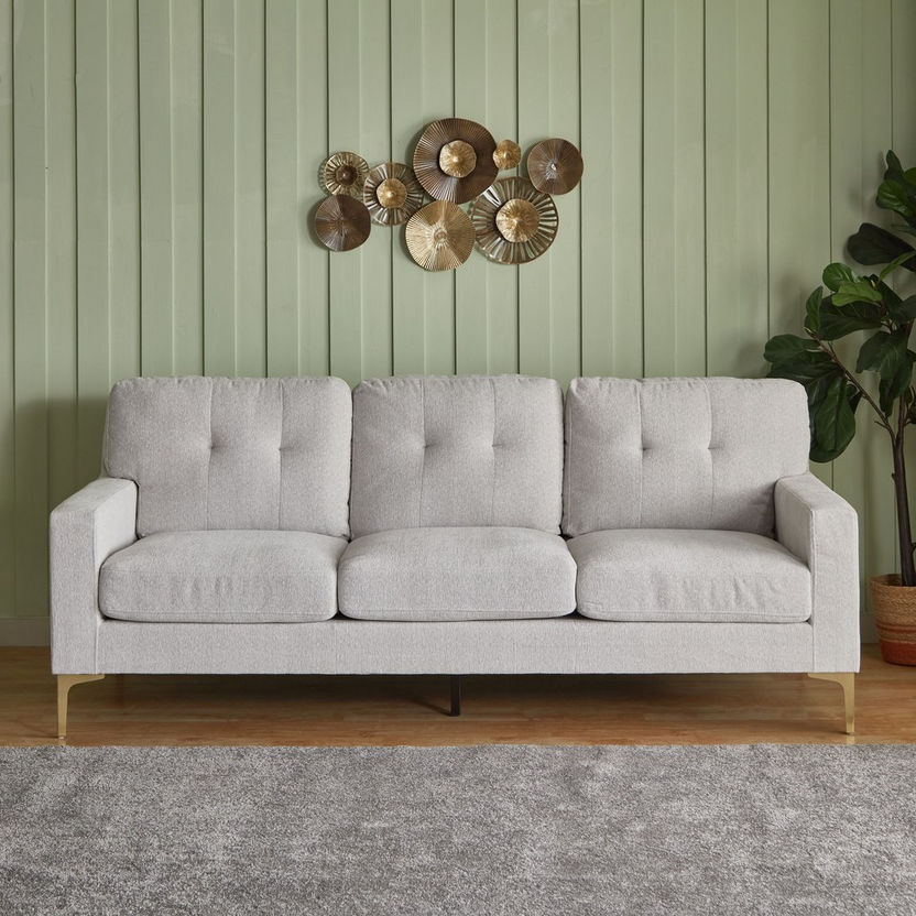 Celine 3-Seater Fabric Sofa-Sofas-image-1