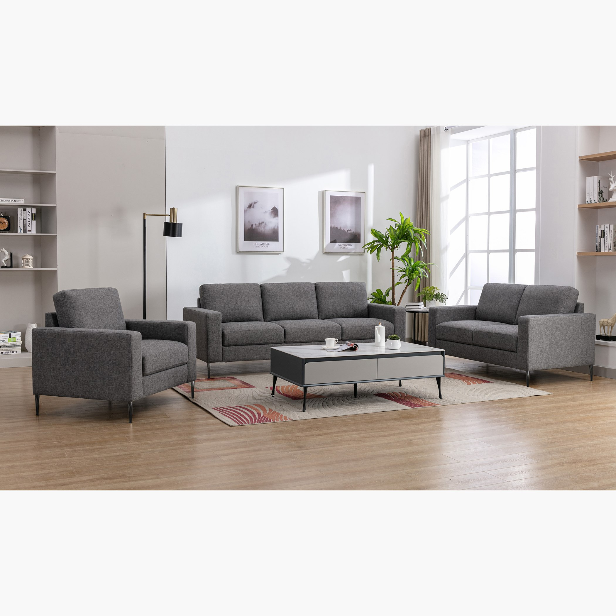 Marwell Kendal Fabric Armchair Sofa-hbxlivingroom-sofasandarmchairs-sofas-image-8