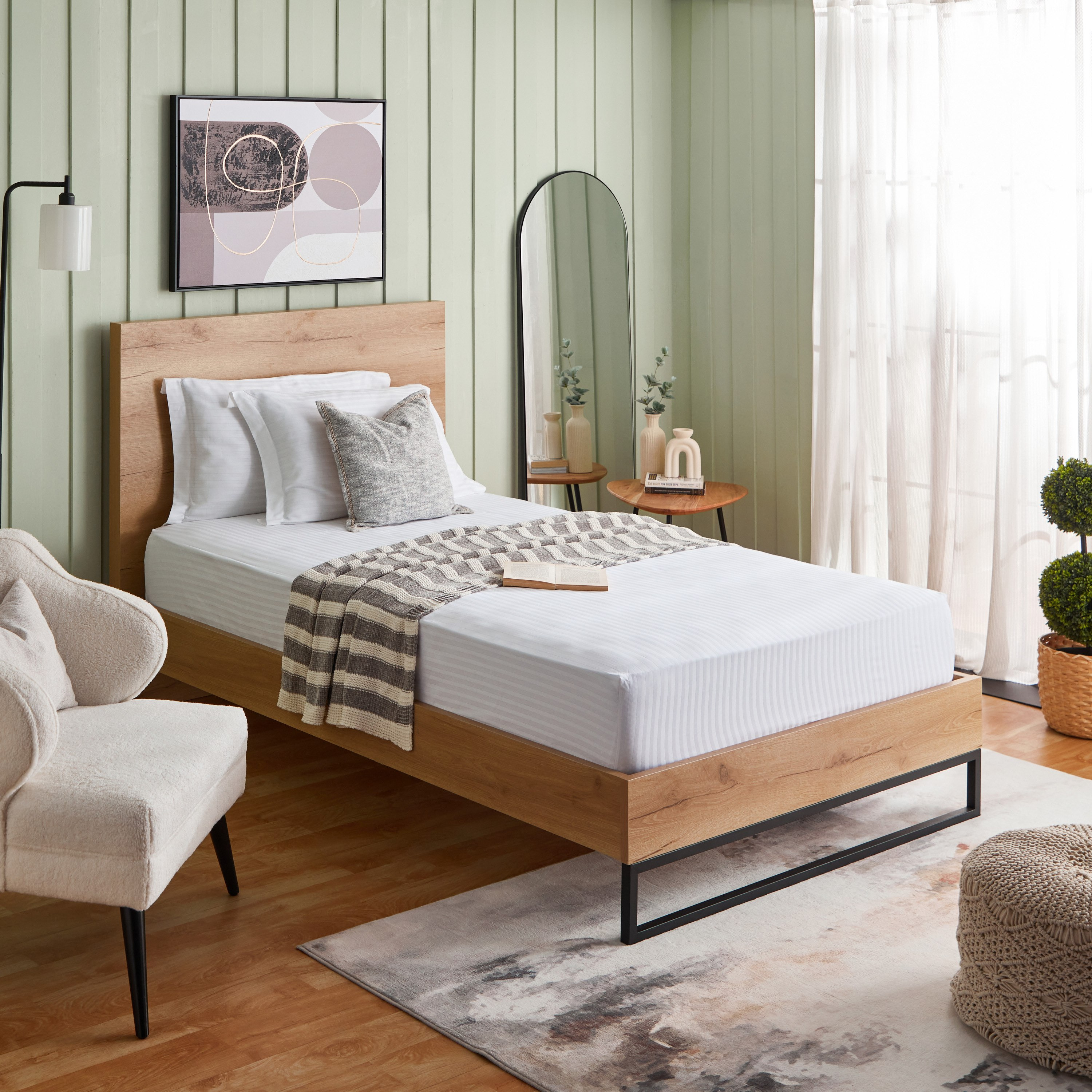Hamilton Twin BCI Cotton Satin Stripe Fitted Sheet - 120x200+33 cm-hbxhomeware-hbxbedroom-image-7