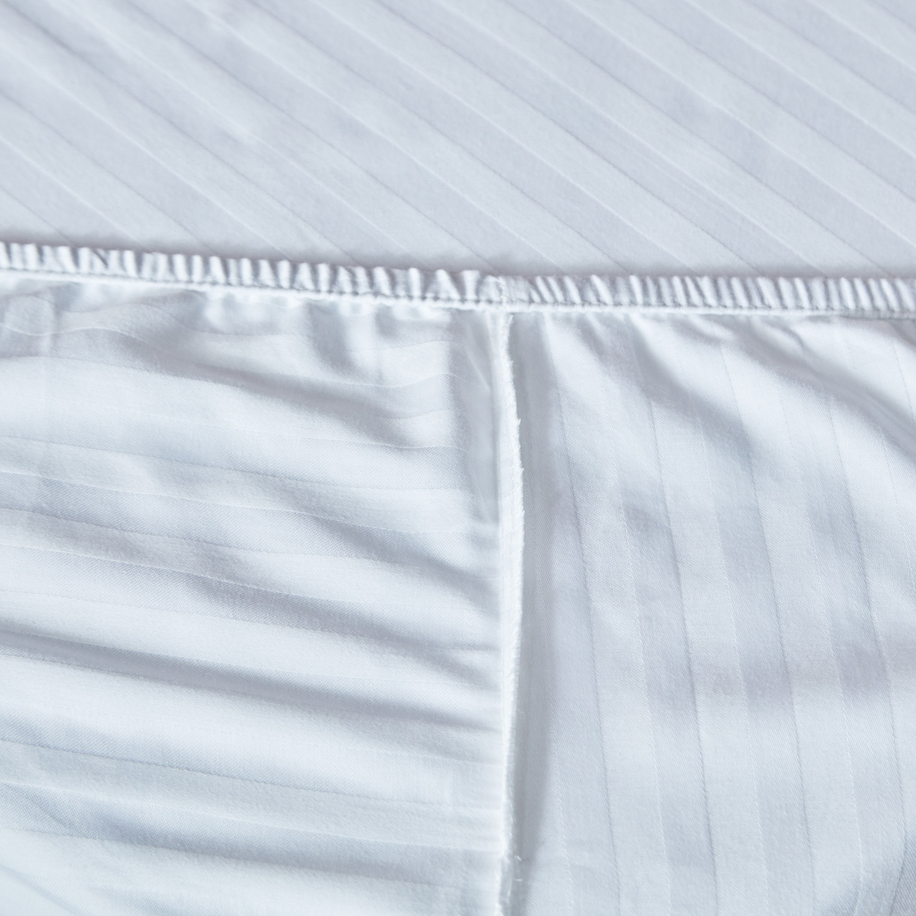 Hamilton Super King BCI Cotton Satin Stripe Fitted Sheet - 200x200+33 cm-hbxhomeware-hbxbedroom-image-5