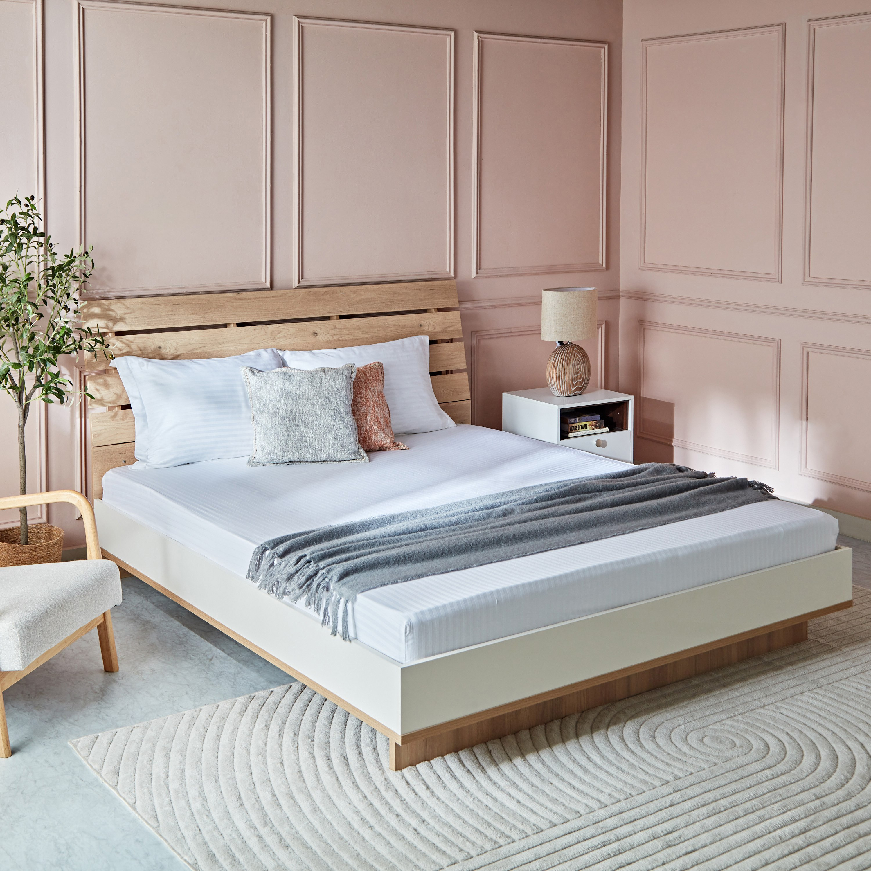 Hamilton Super King BCI Cotton Satin Stripe Fitted Sheet - 200x200+33 cm-hbxhomeware-hbxbedroom-image-6
