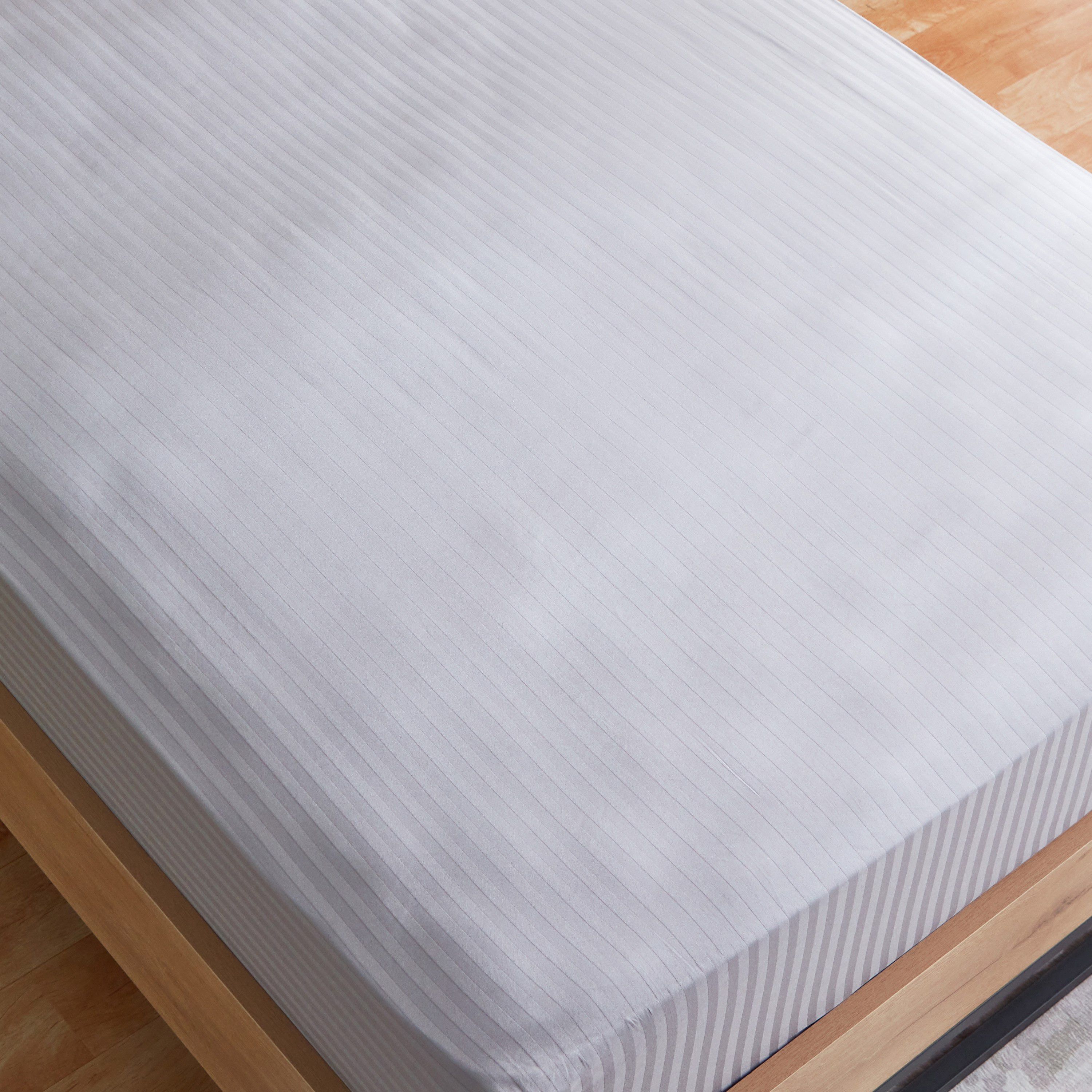 Hamilton Twin BCI Cotton Satin Stripe Fitted Sheet - 120x200+33 cm-hbxhomeware-bedding-fittedsheets-image-3