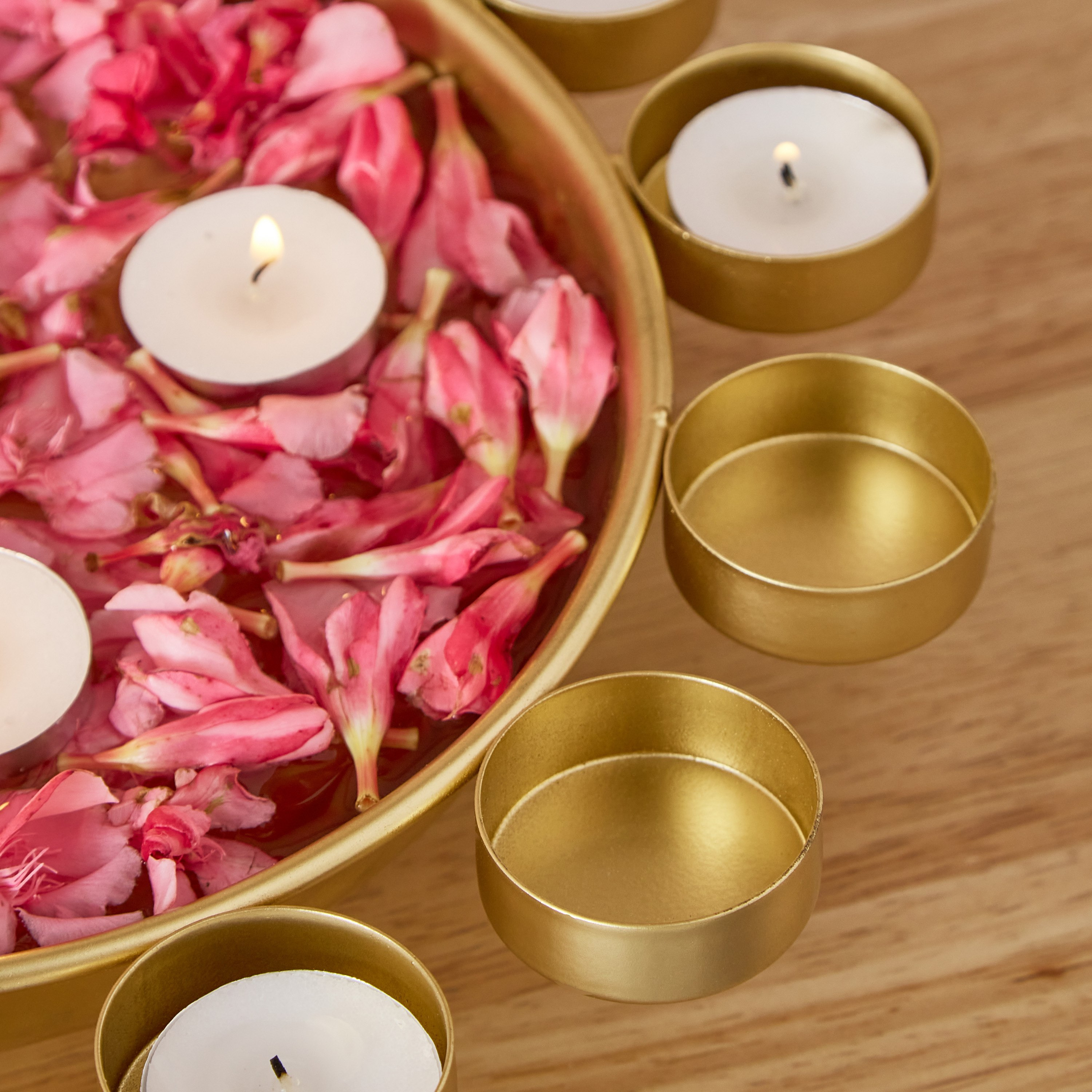 أورلي ديكور معدن بتصميم طاووس من فليكر - 28x28x6 سم-hbxdecorandfurnishings-homeaccessories-bowls-image-5