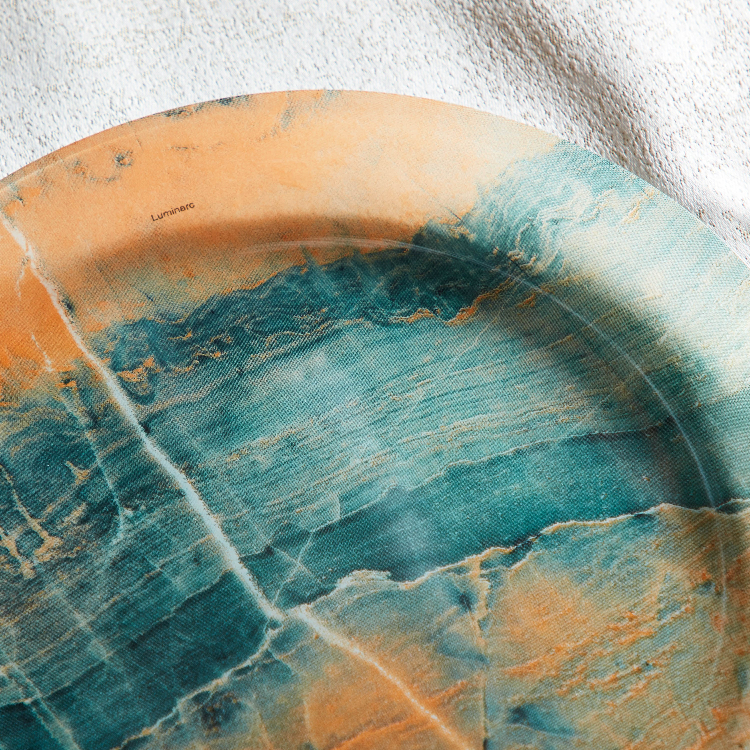 Luminarc Glass Granitelia Dinner Plate - 26 cm-hbxdecorandfurnishings-tabletop-crockery-image-3